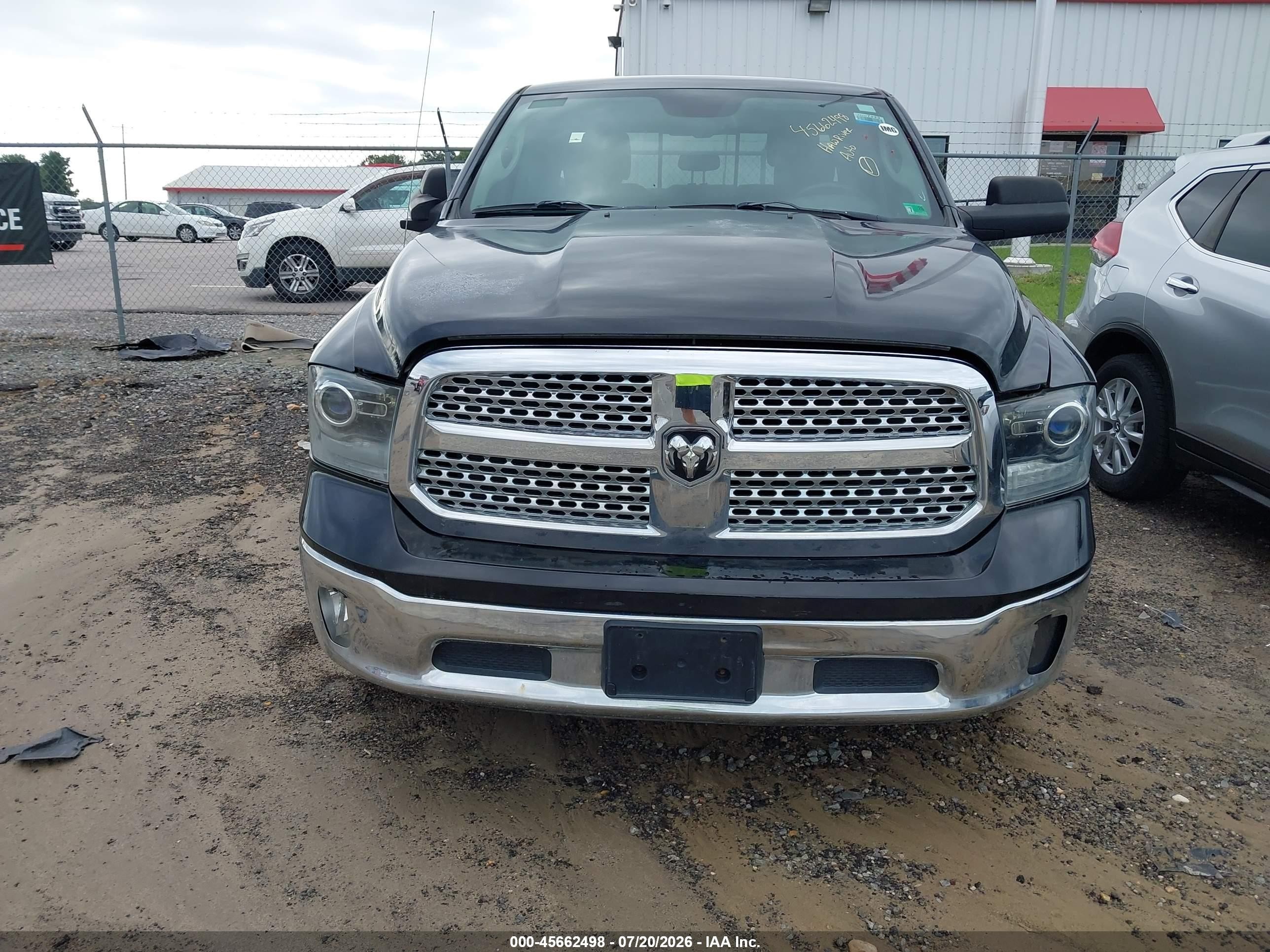 2015 Ram 1500 Laramie Black vin: 1C6RR7JM2FS574112