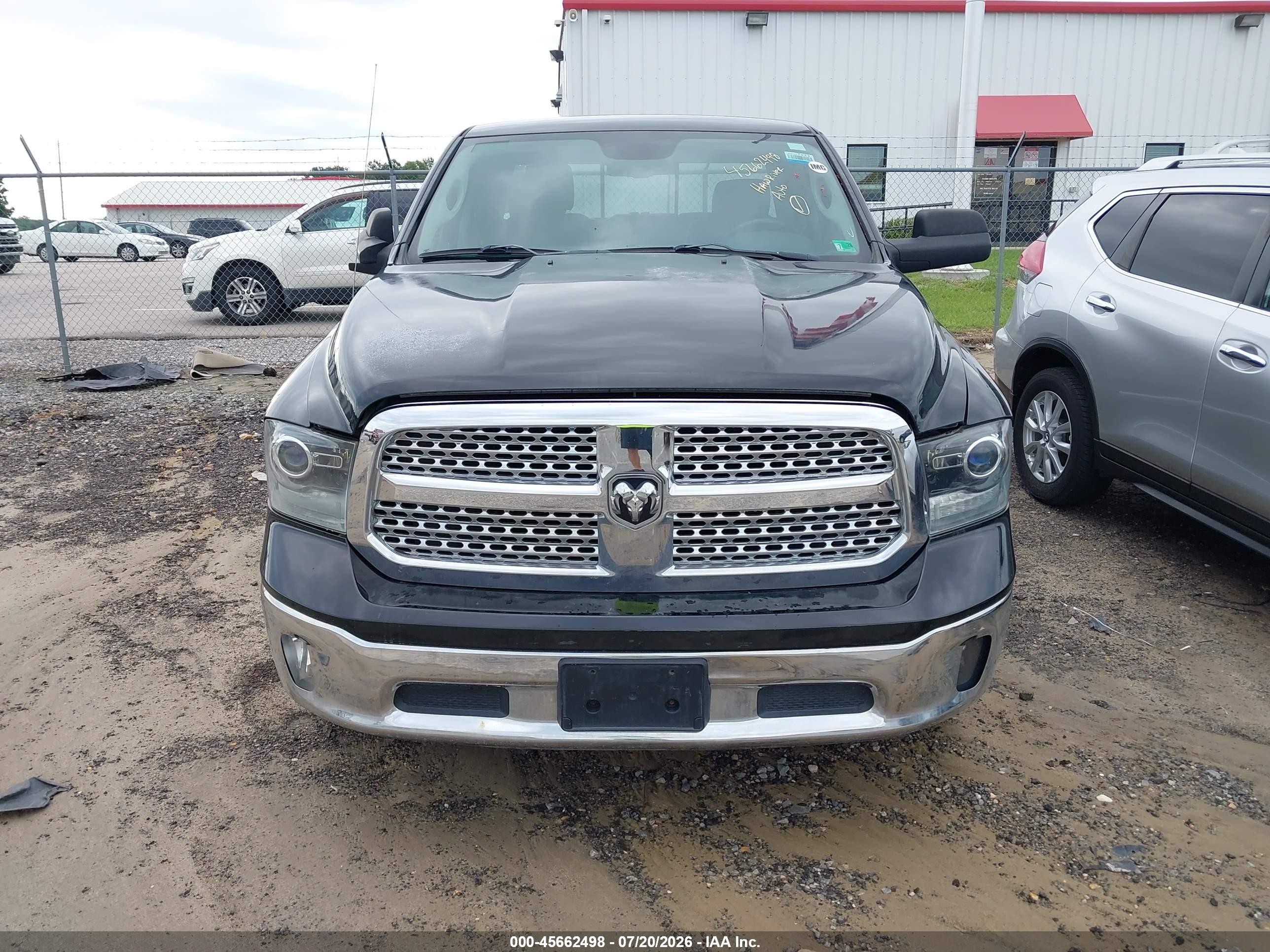 2015 Ram 1500 Laramie Black vin: 1C6RR7JM2FS574112
