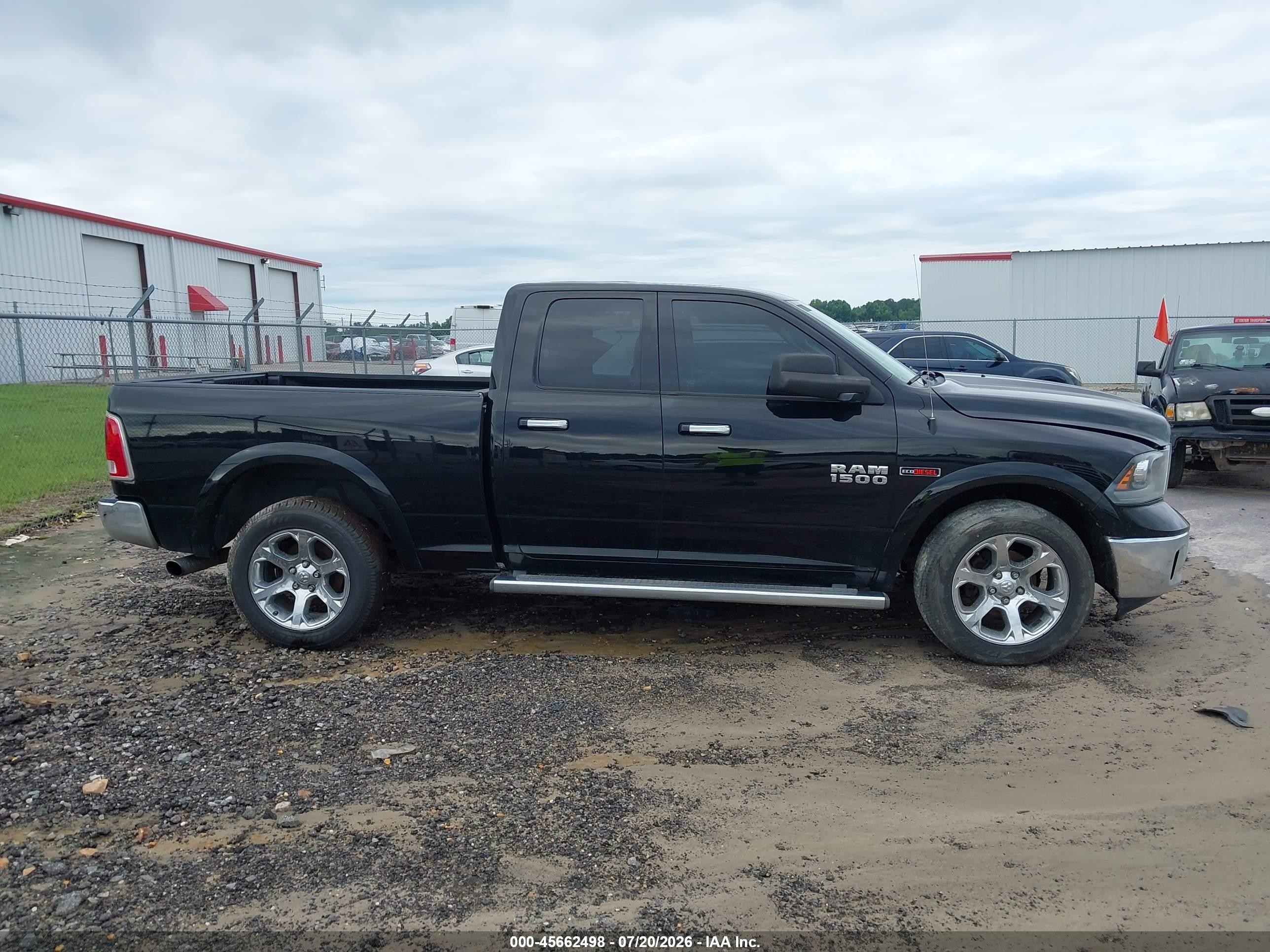 2015 Ram 1500 Laramie Black vin: 1C6RR7JM2FS574112