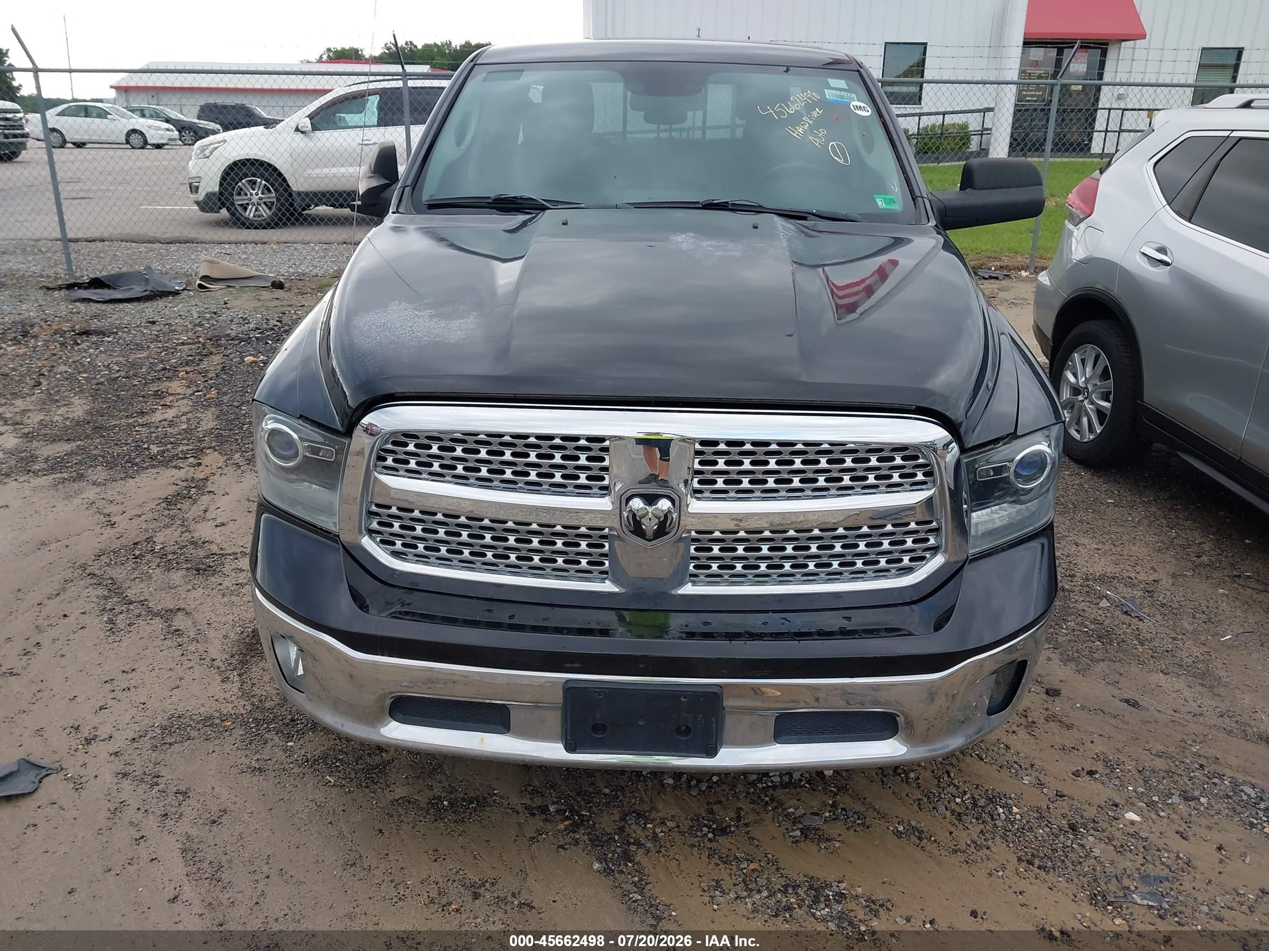 2015 Ram 1500 Laramie Black vin: 1C6RR7JM2FS574112