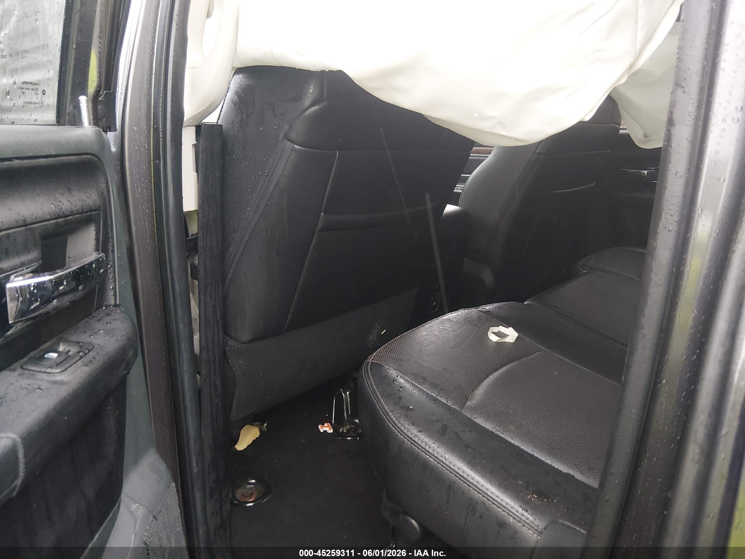 2014 Ram 1500 Laramie Черный vin: 1C6RR7JT0ES161191