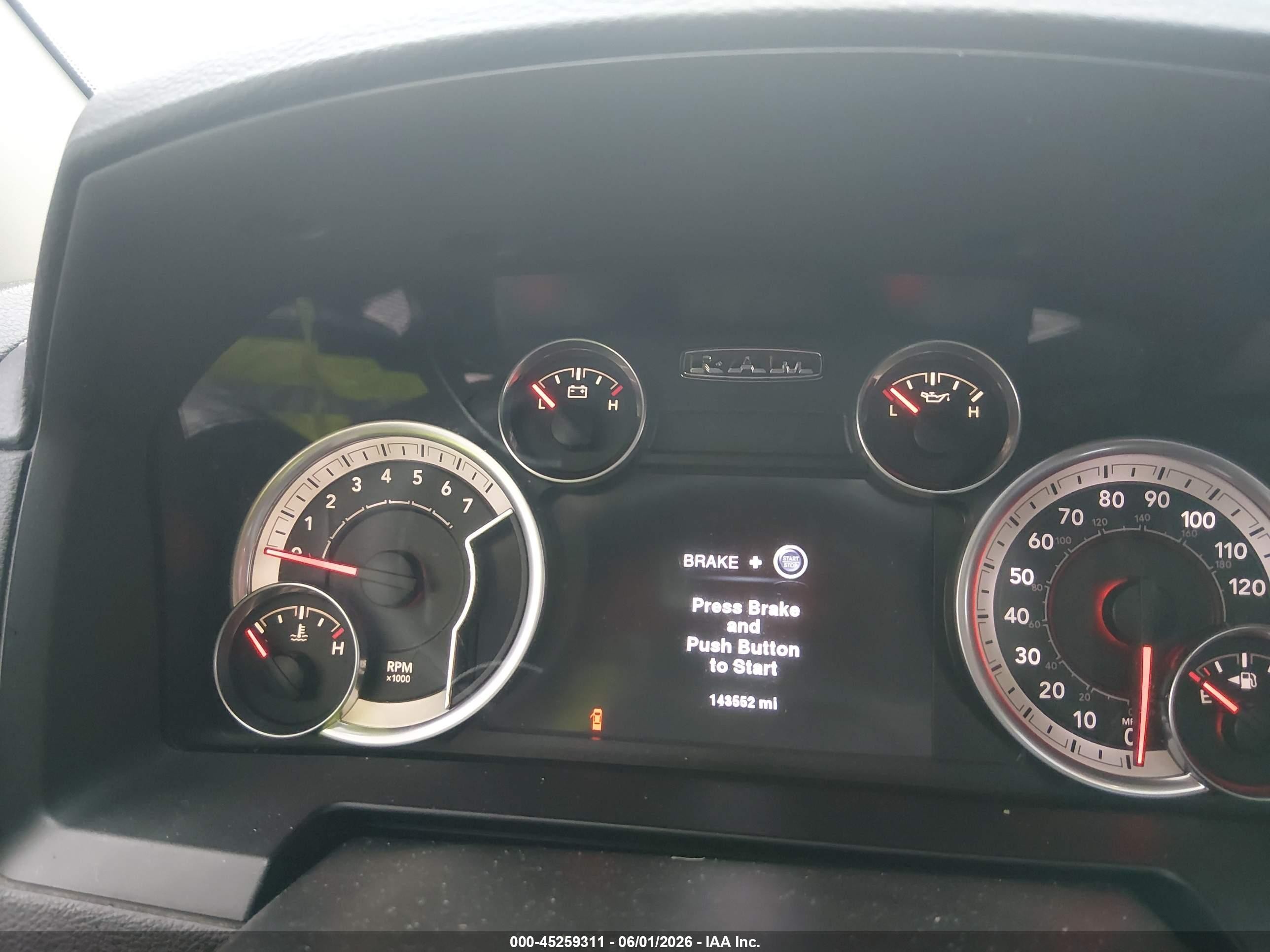 2014 Ram 1500 Laramie Черный vin: 1C6RR7JT0ES161191