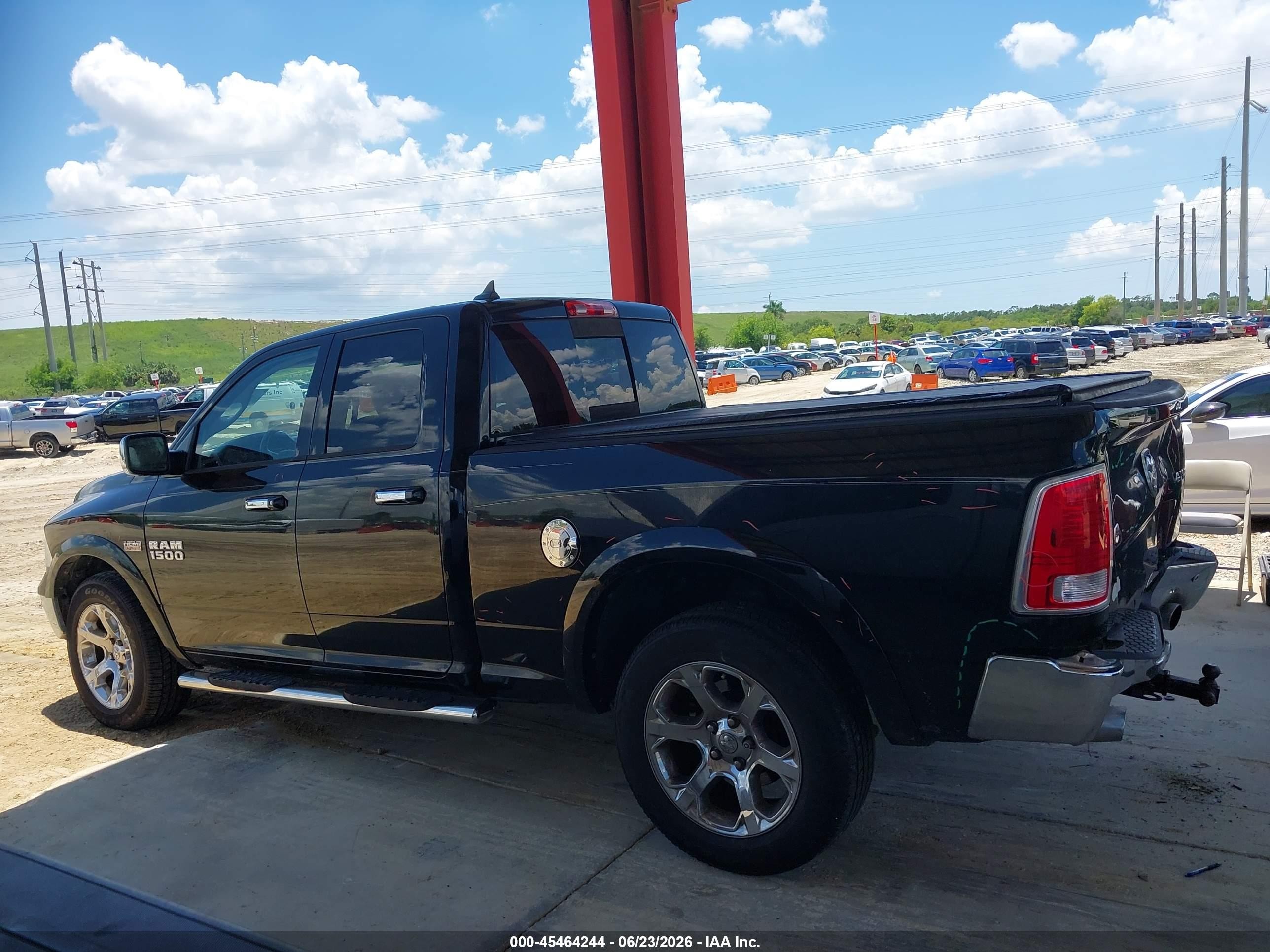 2014 Ram 1500 Laramie Black vin: 1C6RR7JT0ES291469