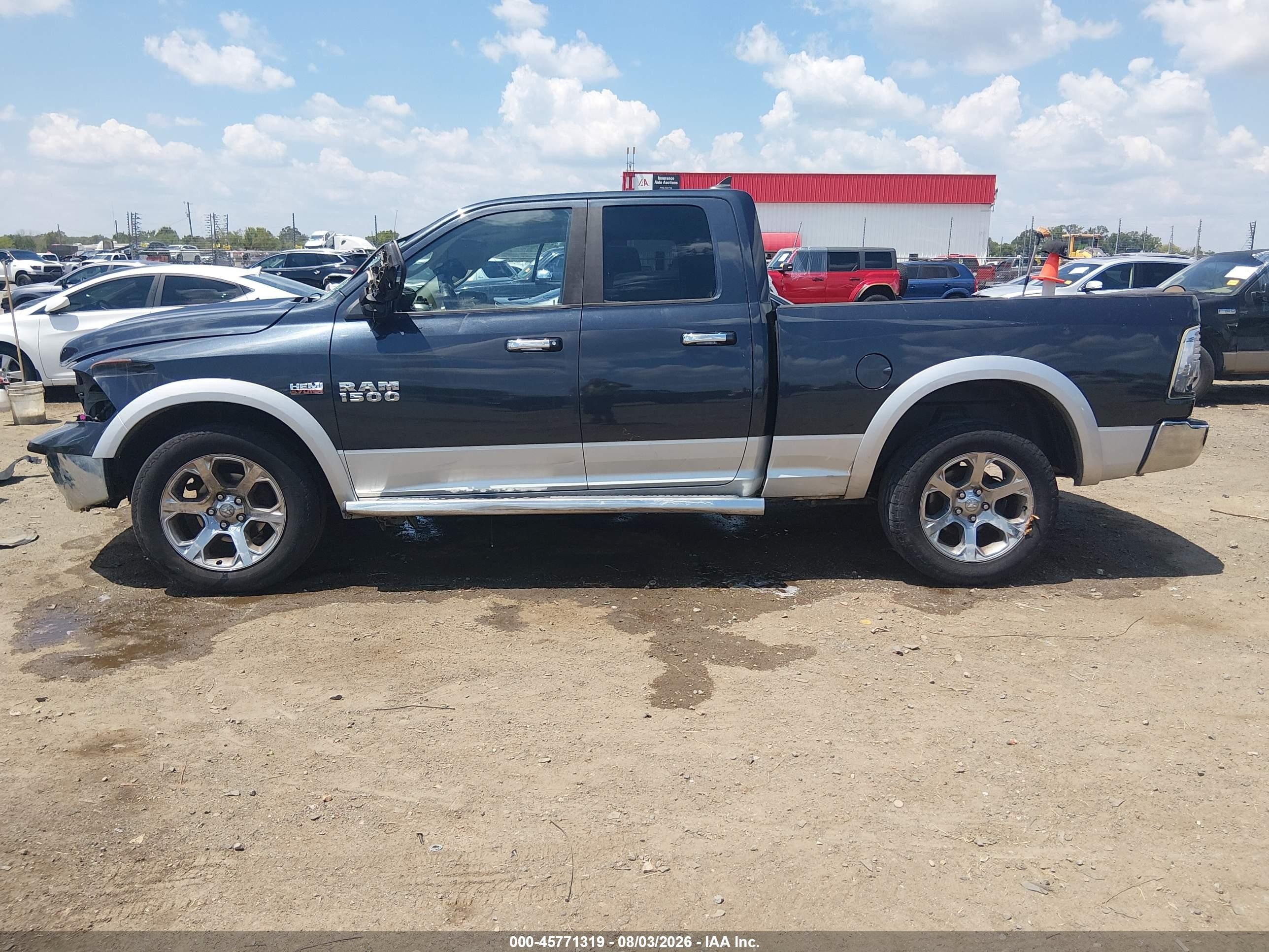 2013 Ram 1500 Laramie Black vin: 1C6RR7JT5DS669574