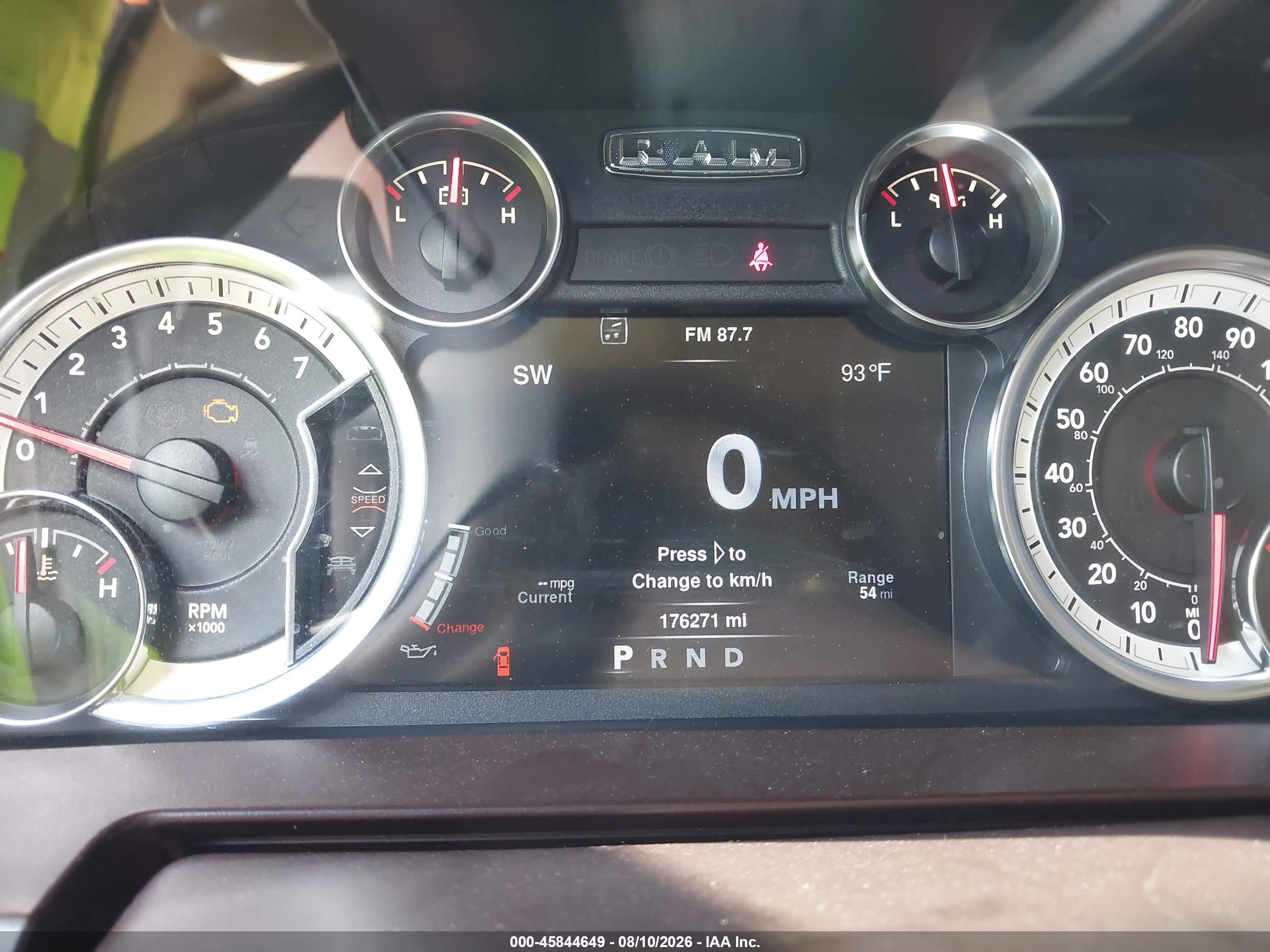 2013 Ram 1500 Laramie Burgundy vin: 1C6RR7JT6DS595811