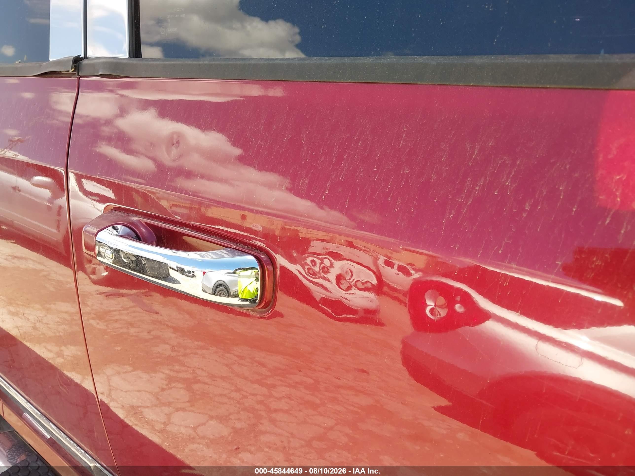 2013 Ram 1500 Laramie Burgundy vin: 1C6RR7JT6DS595811