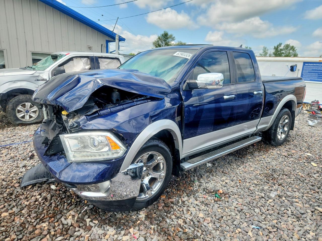 2015 Ram 1500 Laramie Blue vin: 1C6RR7JT7FS598624