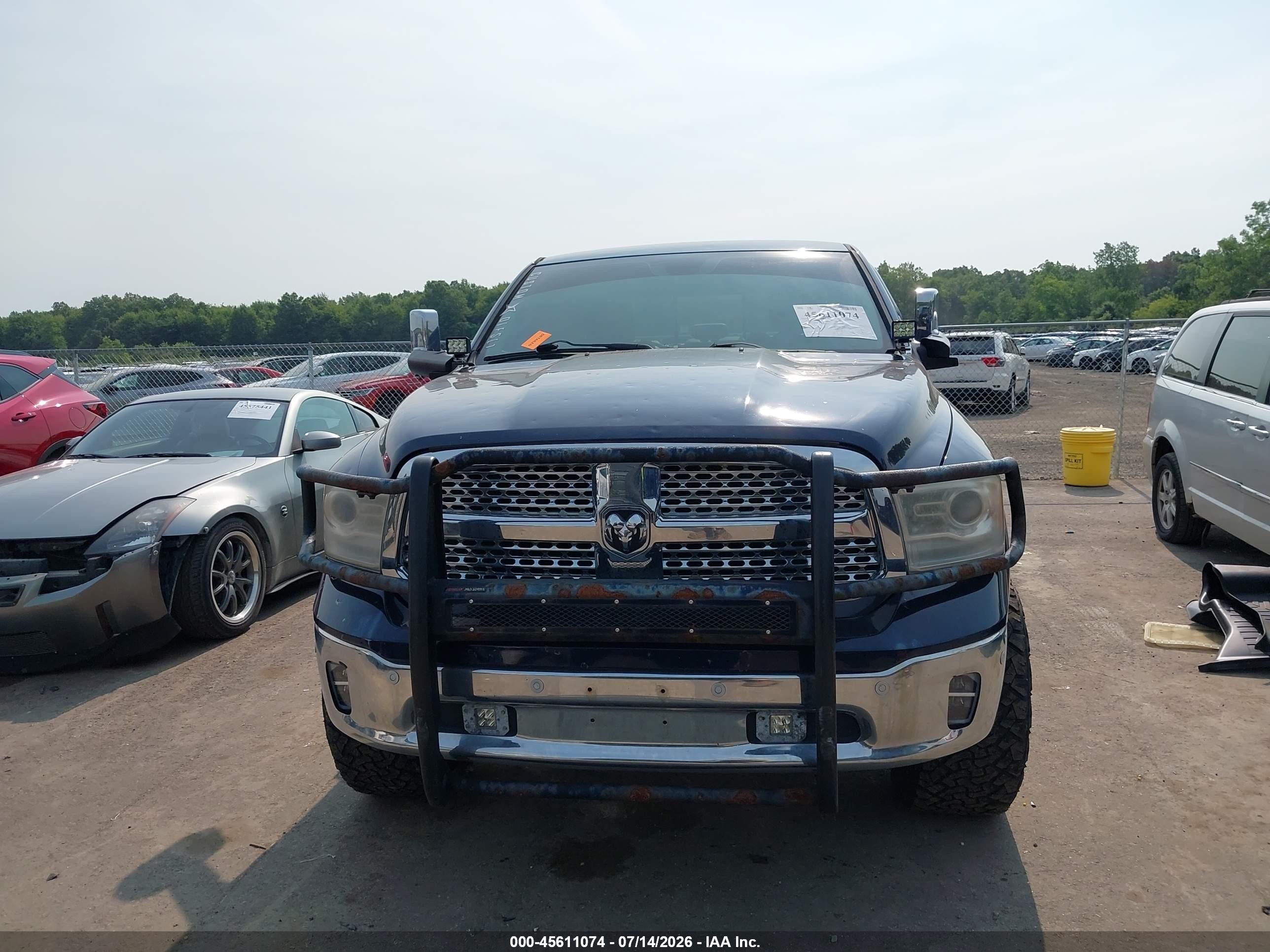 2014 Ram 1500 Laramie Dark Blue vin: 1C6RR7JT8ES234940