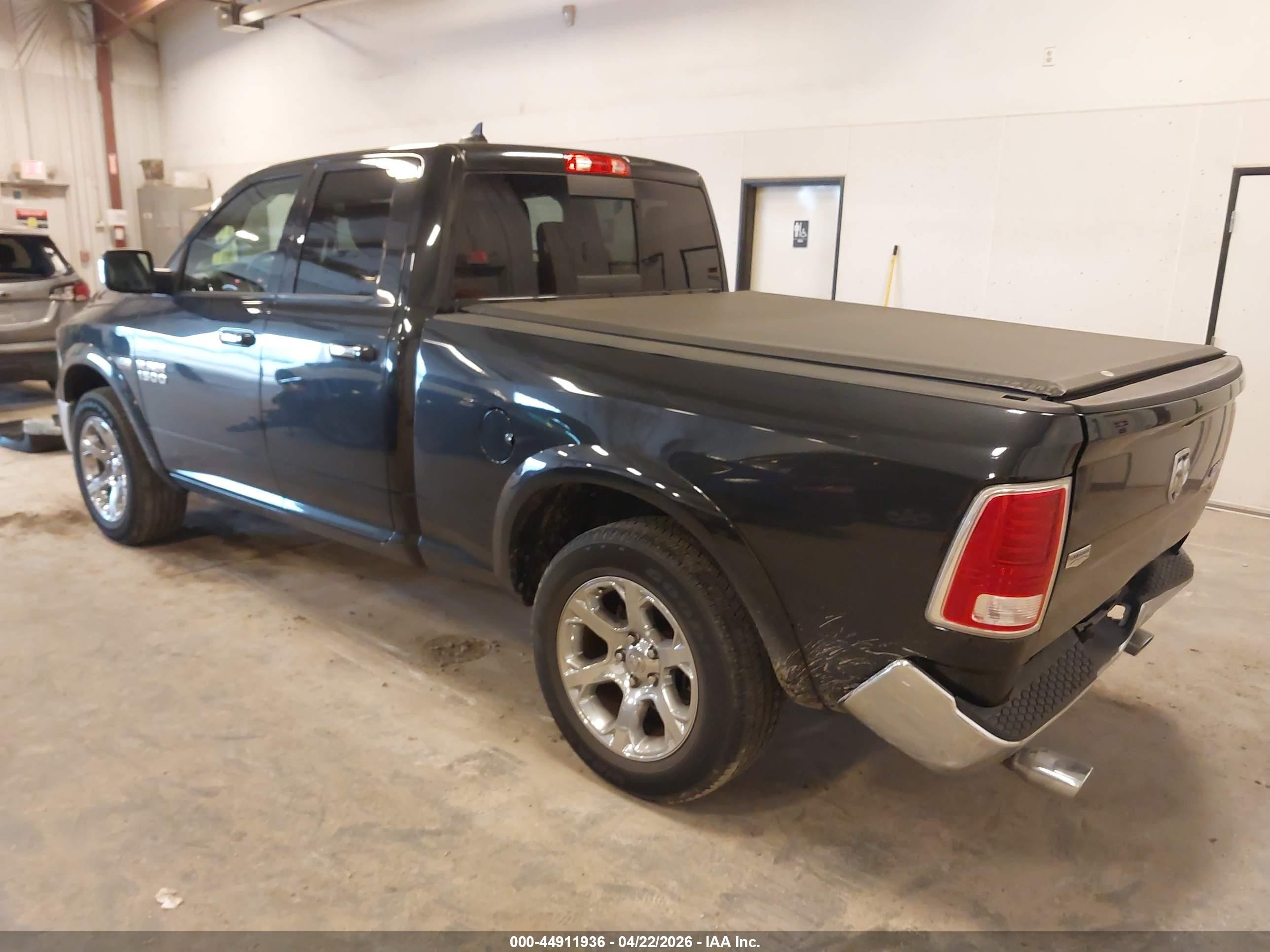 2015 Ram 1500 Laramie Black vin: 1C6RR7JT8FS711688