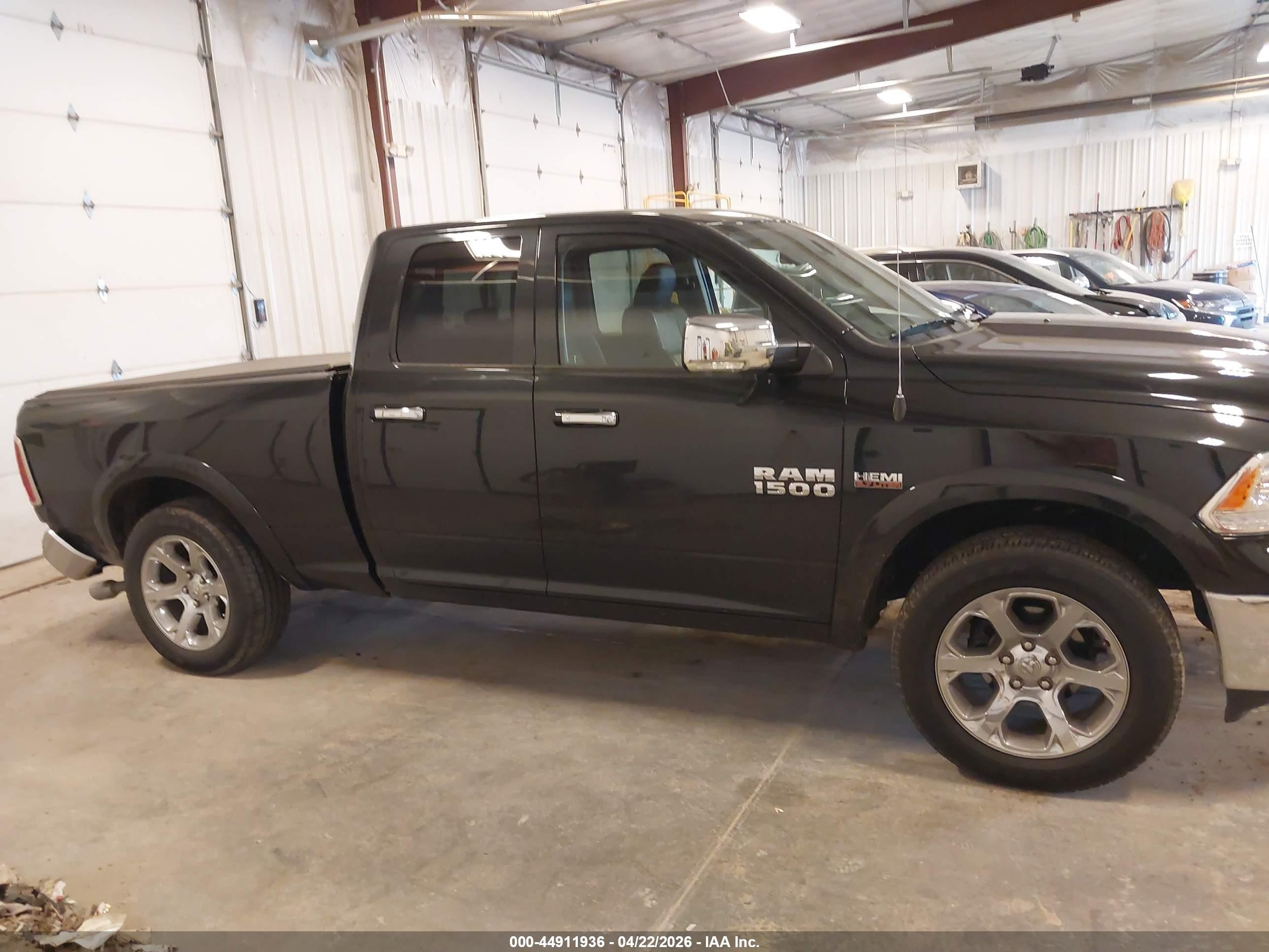 2015 Ram 1500 Laramie Black vin: 1C6RR7JT8FS711688