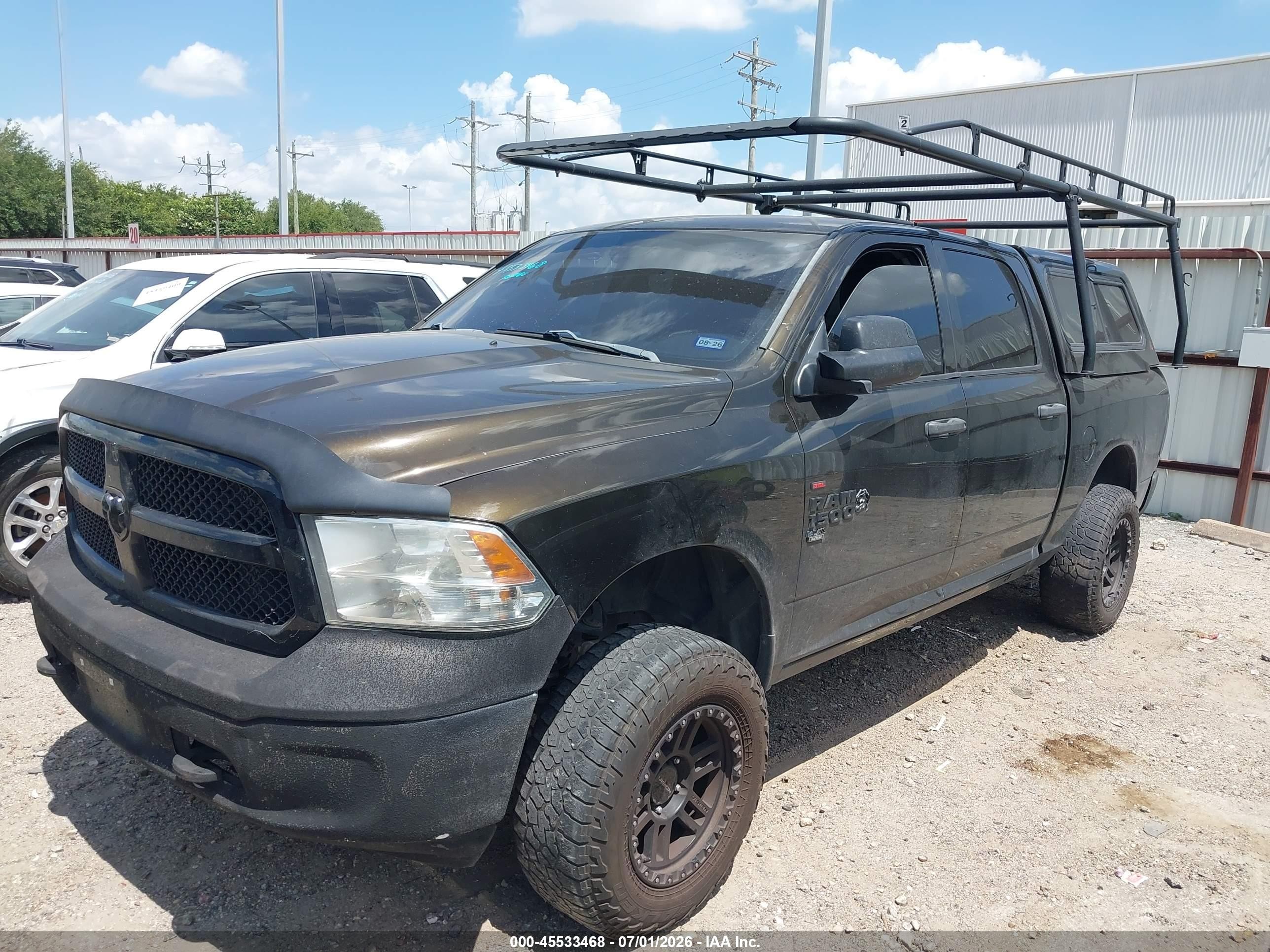2014 Ram 1500 Tradesman Brown vin: 1C6RR7KG0ES166750