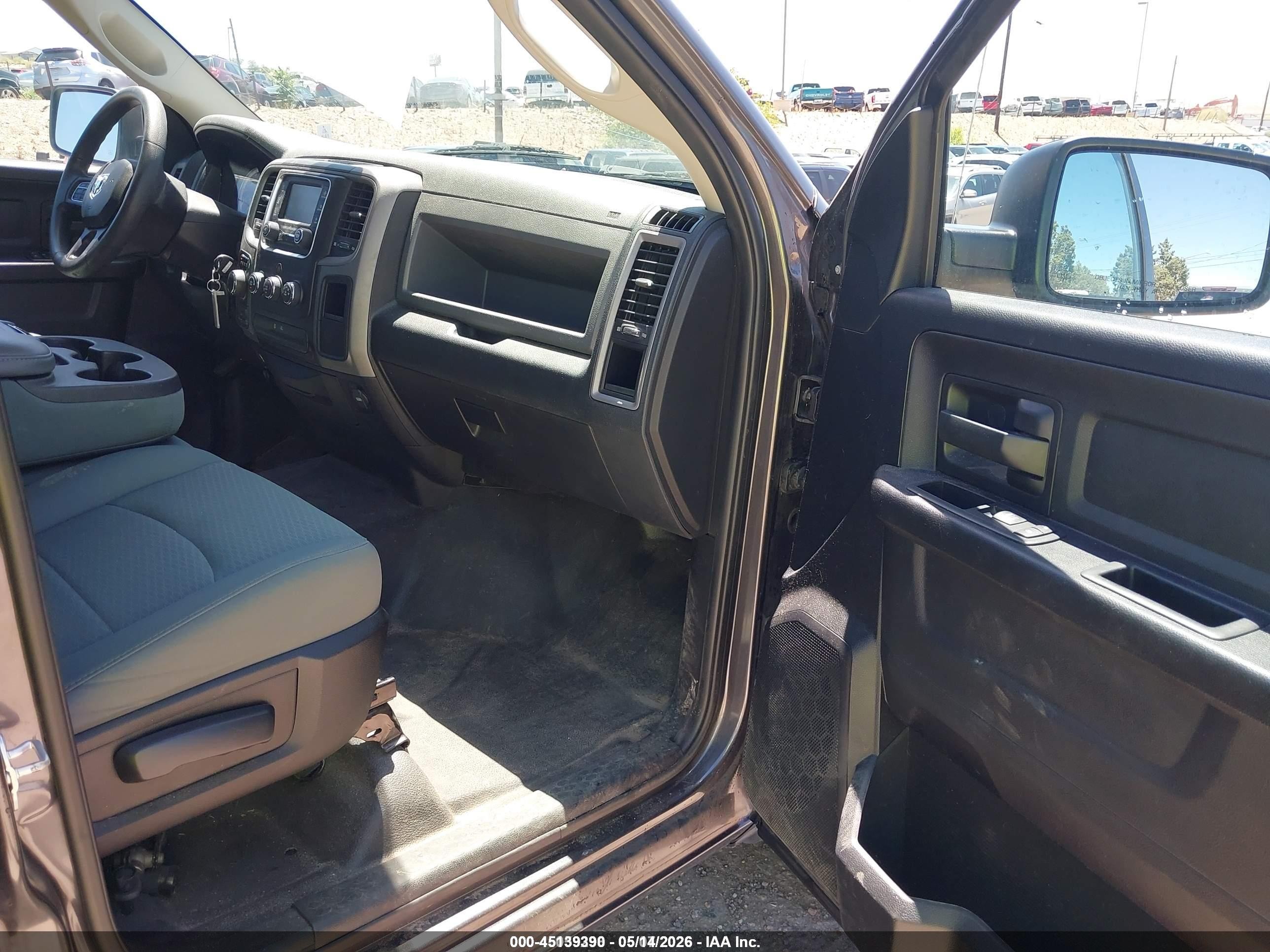 2016 Ram 1500 Tradesman Gray vin: 1C6RR7KG0GS348905
