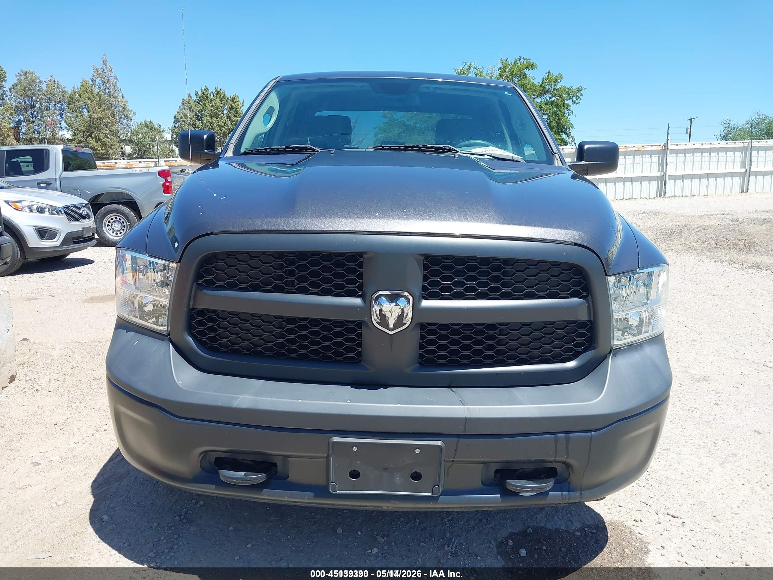 2016 Ram 1500 Tradesman Gray vin: 1C6RR7KG0GS348905