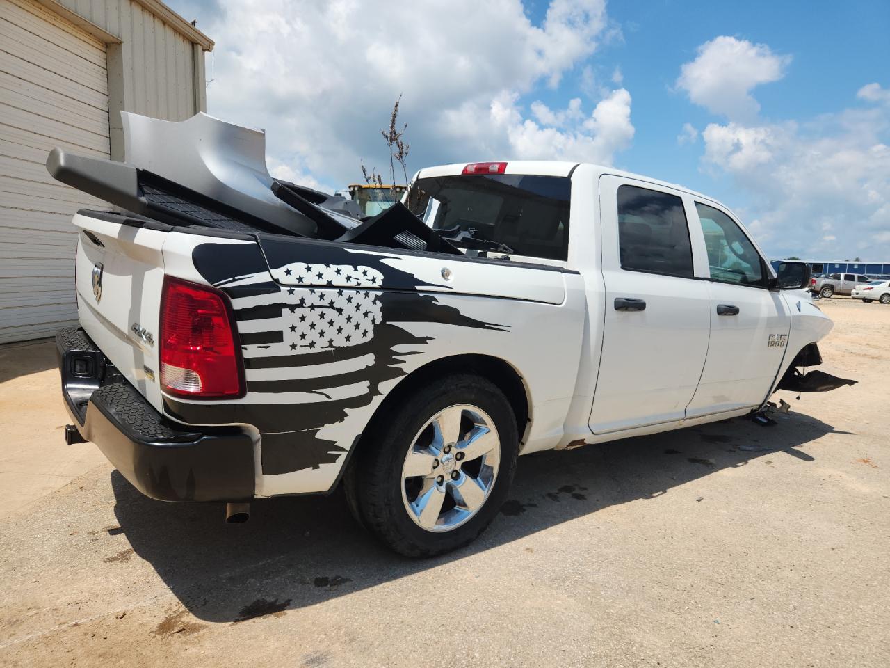 2013 Ram 1500 St White vin: 1C6RR7KG1DS678659 Damage: Right Rocker Panel, Rust, > 12 Inches