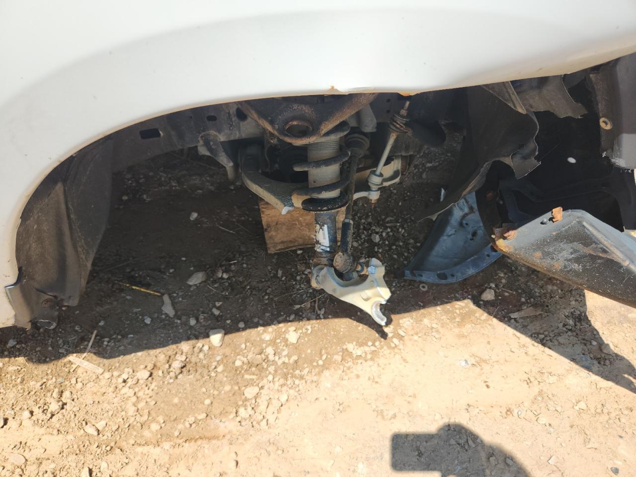 2013 Ram 1500 St White vin: 1C6RR7KG1DS678659 Damage: Right Front Wheel, Broken, Replacement Required