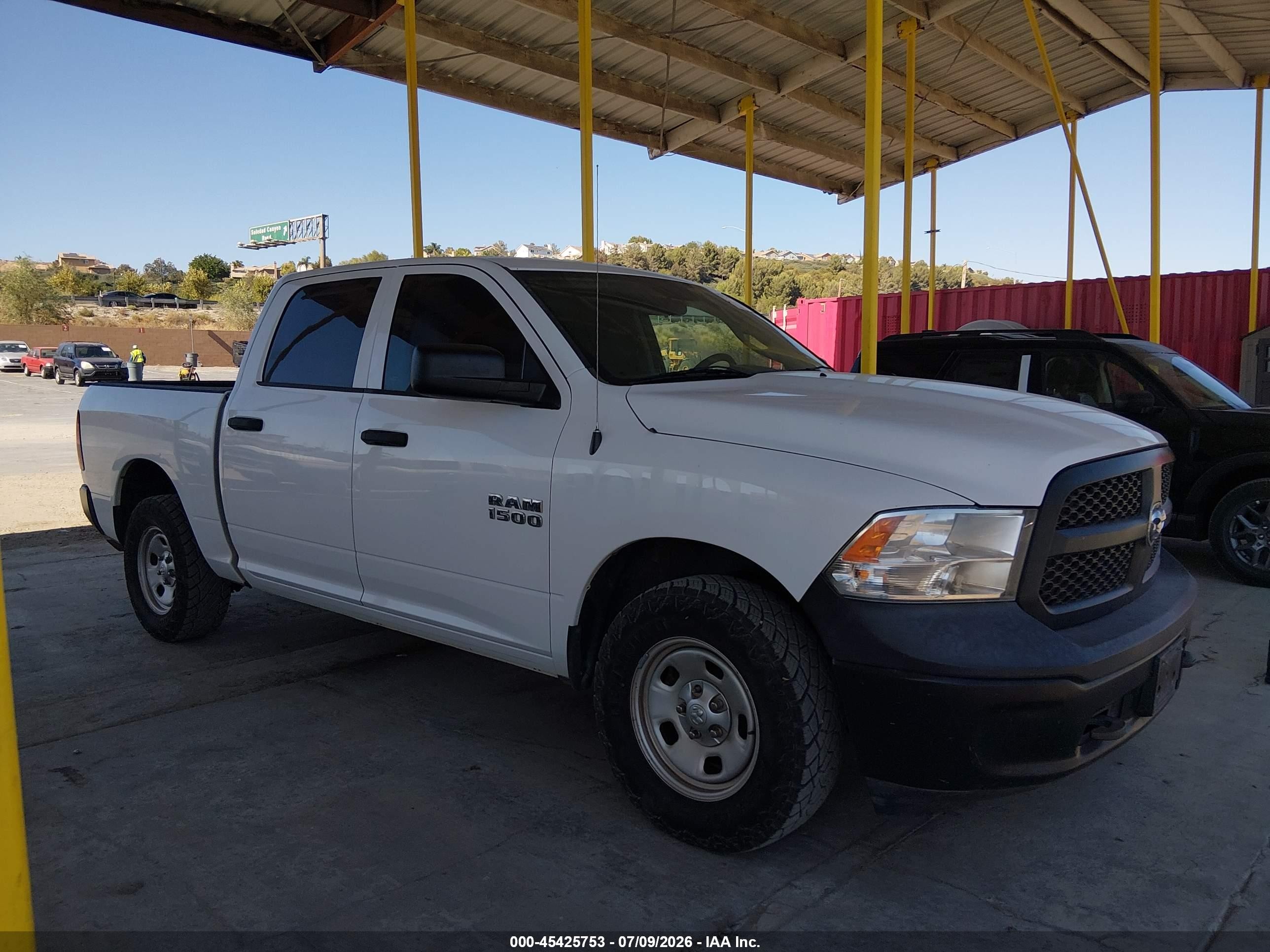 2014 Ram 1500   White vin: 1C6RR7KG1ES363488