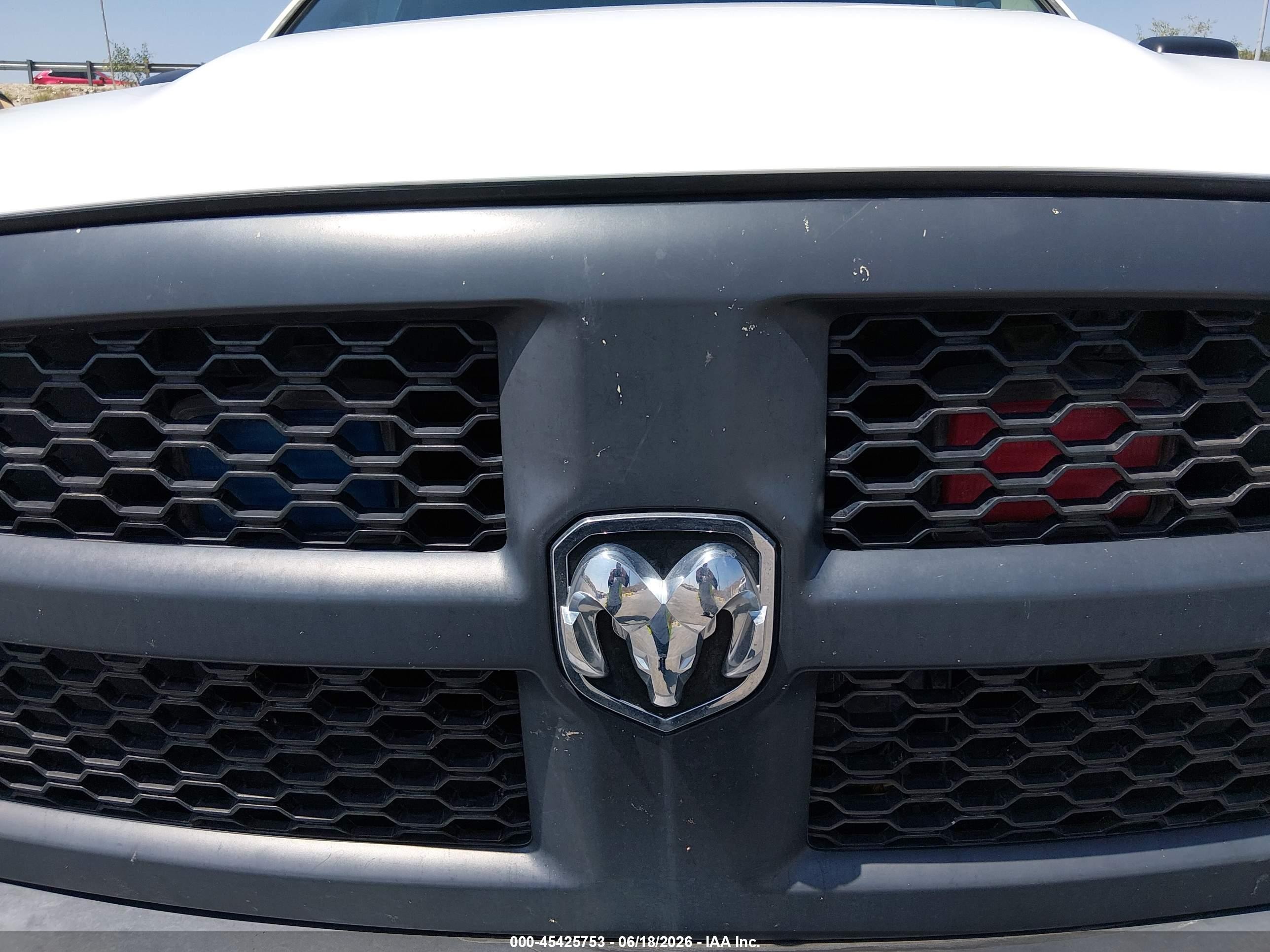 2014 Ram 1500   White vin: 1C6RR7KG1ES363488