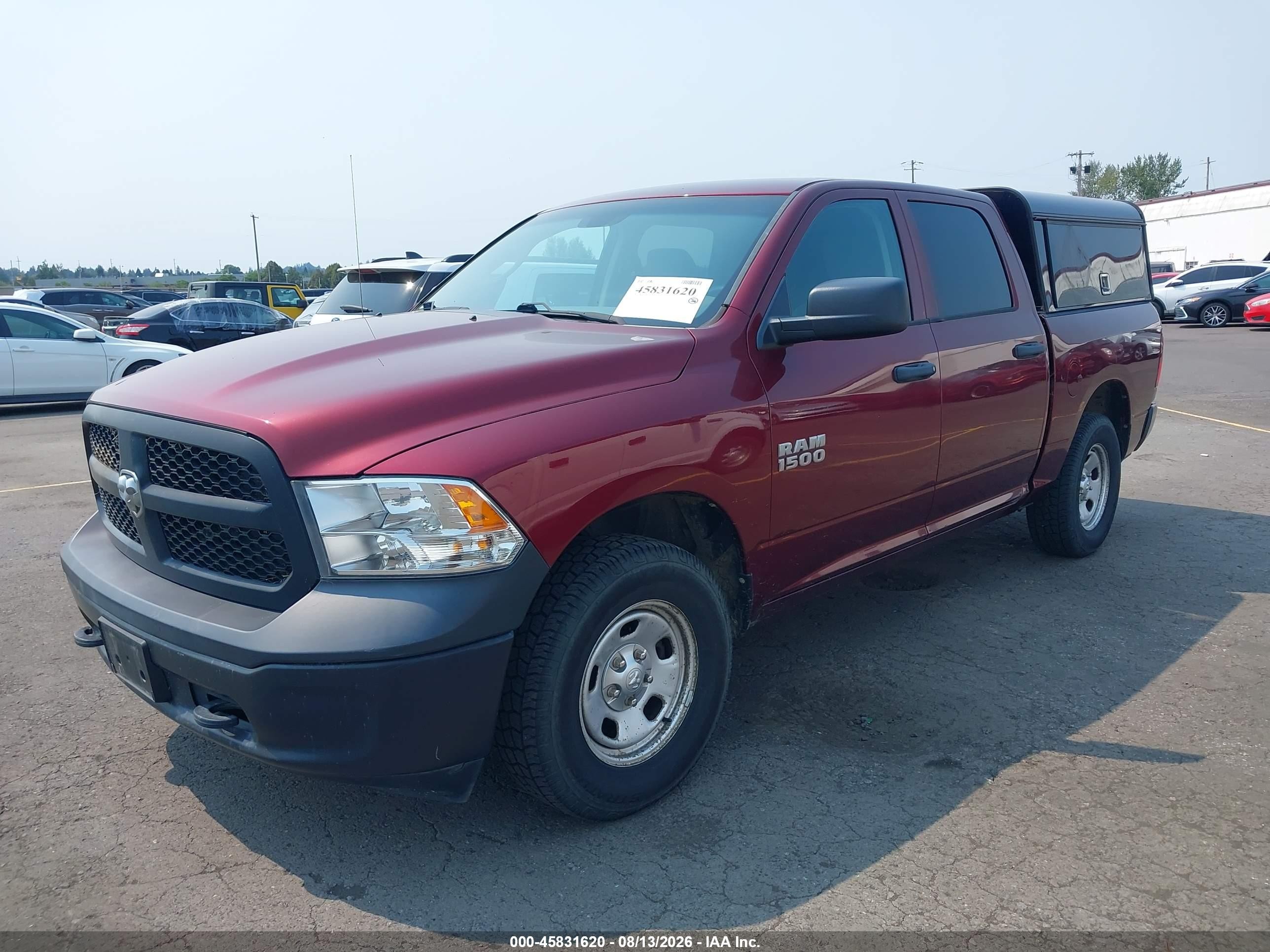 2018 Ram 1500 Tradesman  4x4 5'7 Box Silver vin: 1C6RR7KG1JS106163