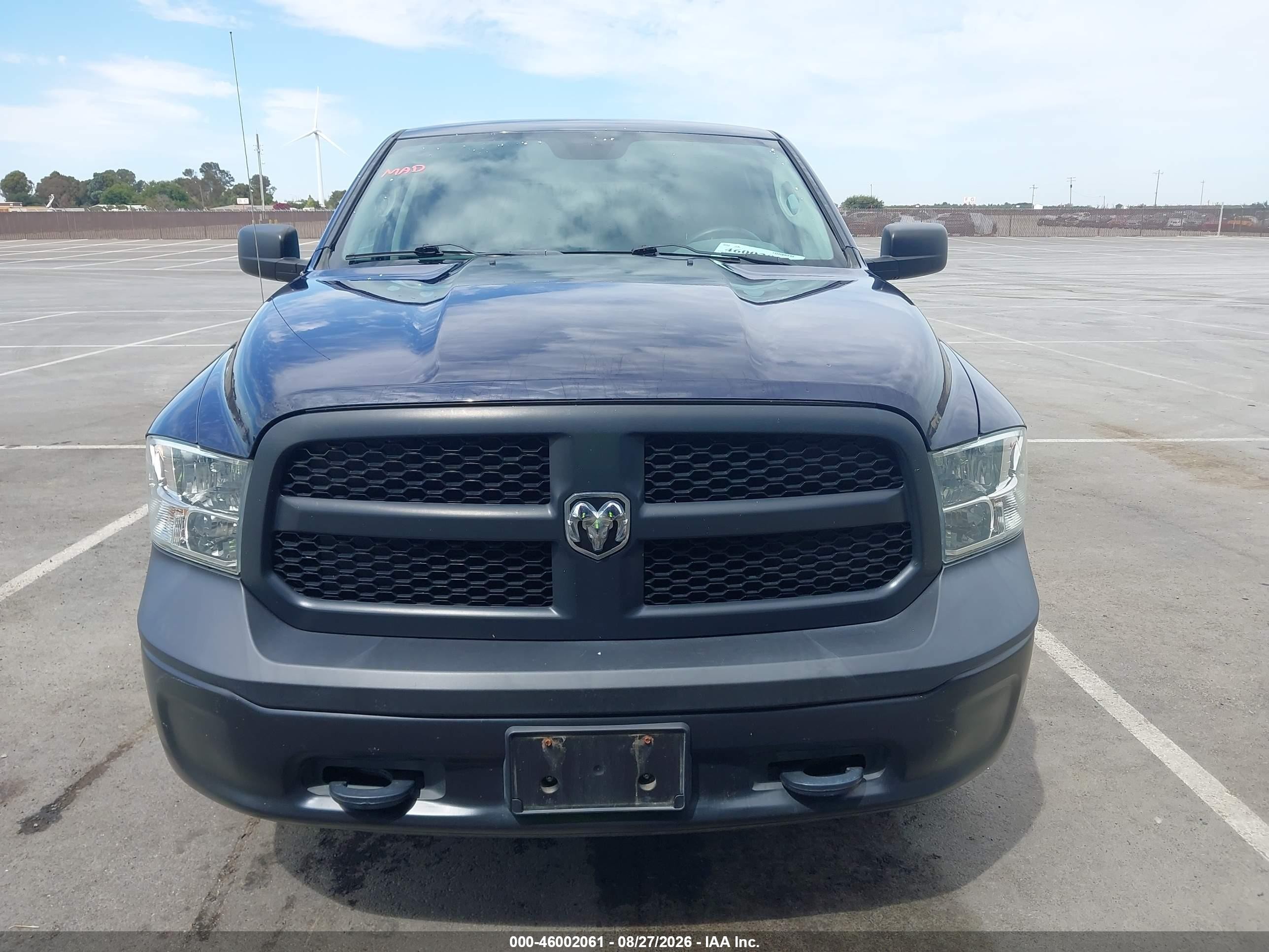 2014 Ram 1500 Tradesman Blue vin: 1C6RR7KG2ES407711