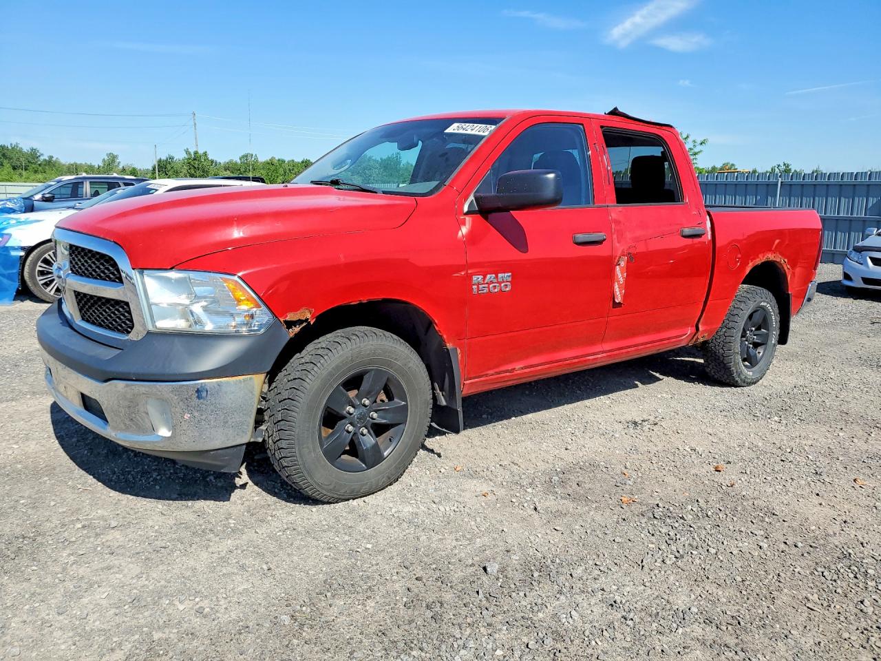2014 Ram 1500 St Красный vin: 1C6RR7KG3ES131622