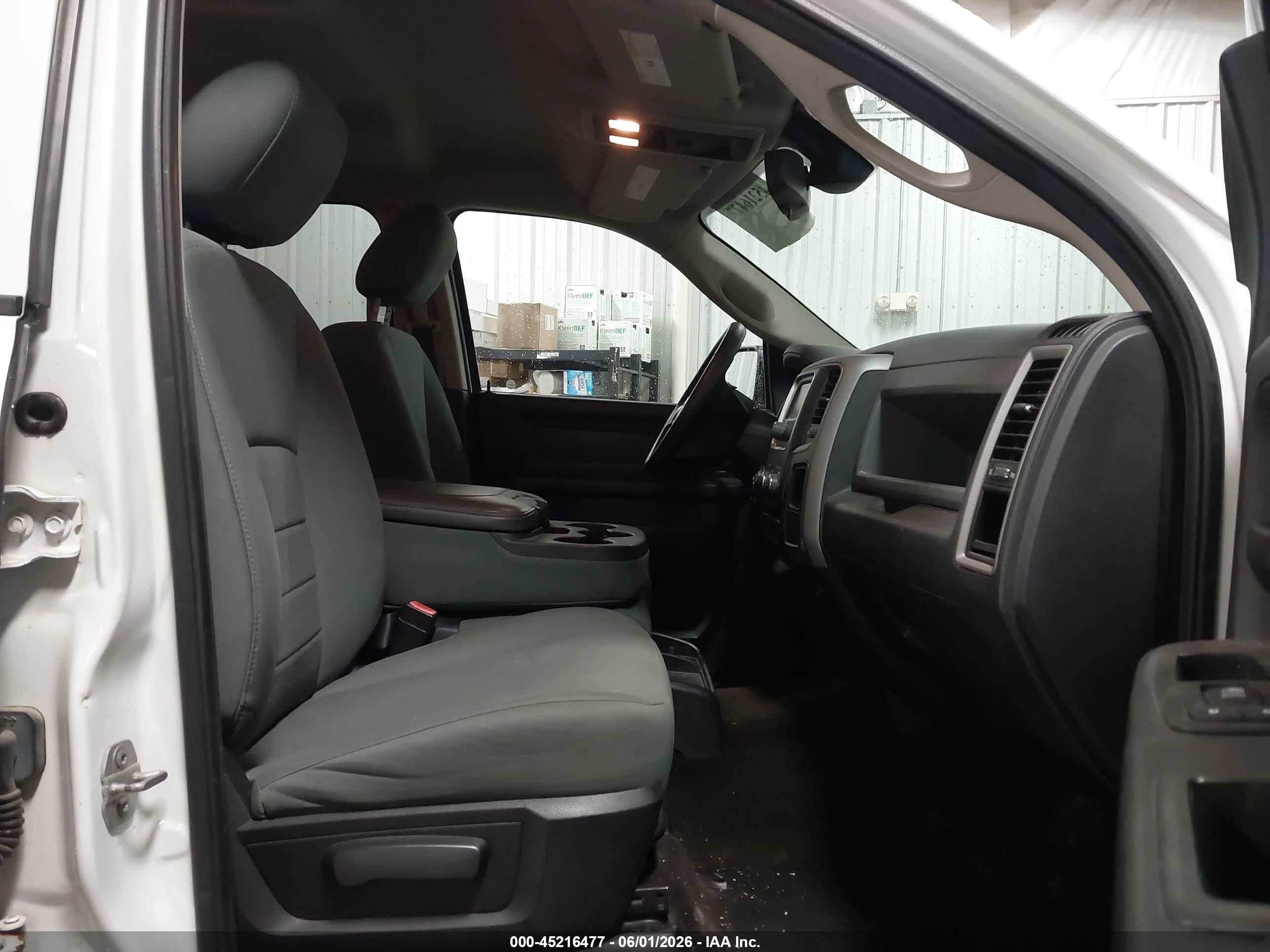 2014 Ram 1500 Express White vin: 1C6RR7KG3ES437171