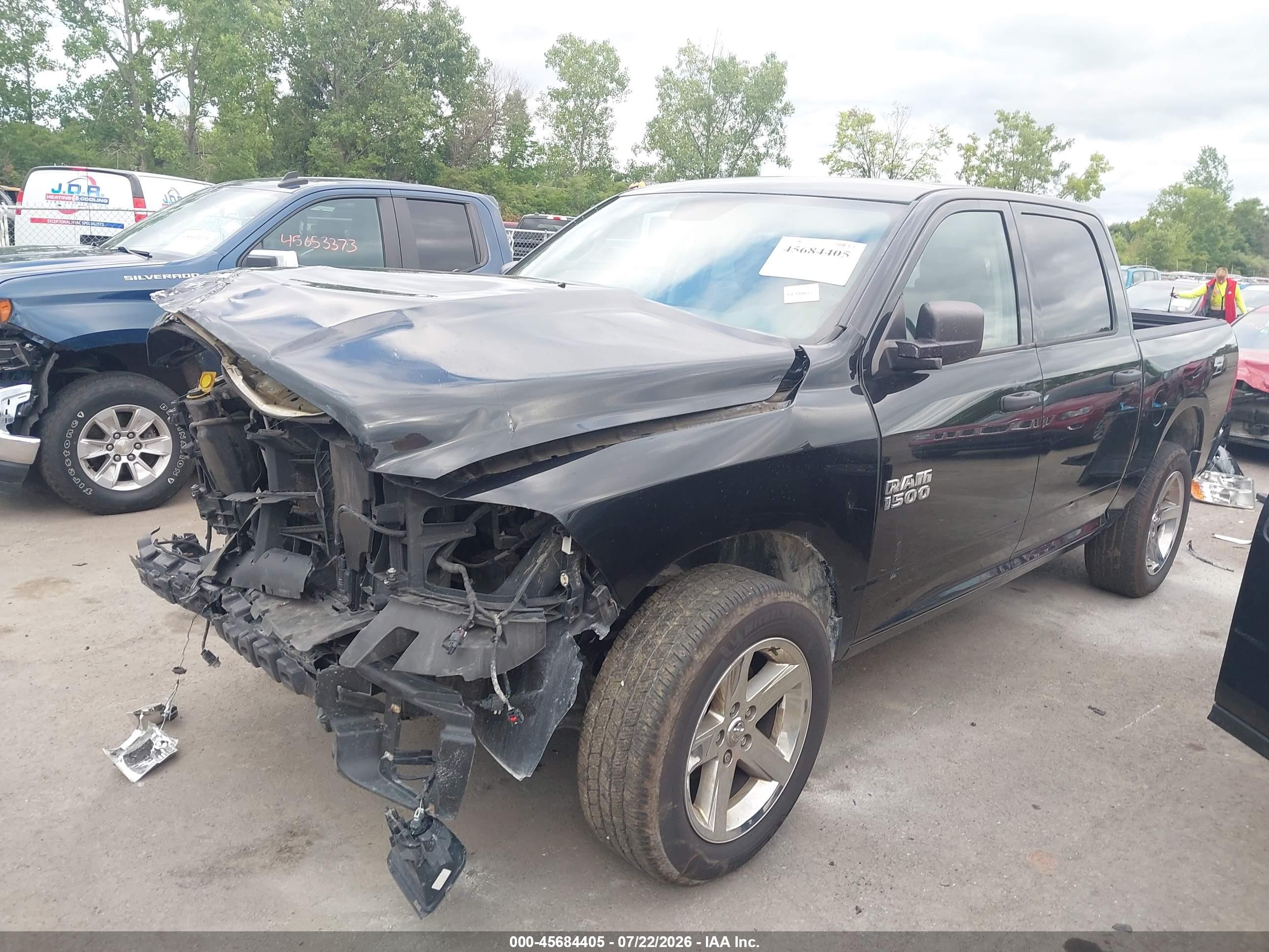 2016 Ram 1500 St Black vin: 1C6RR7KG3GS316224