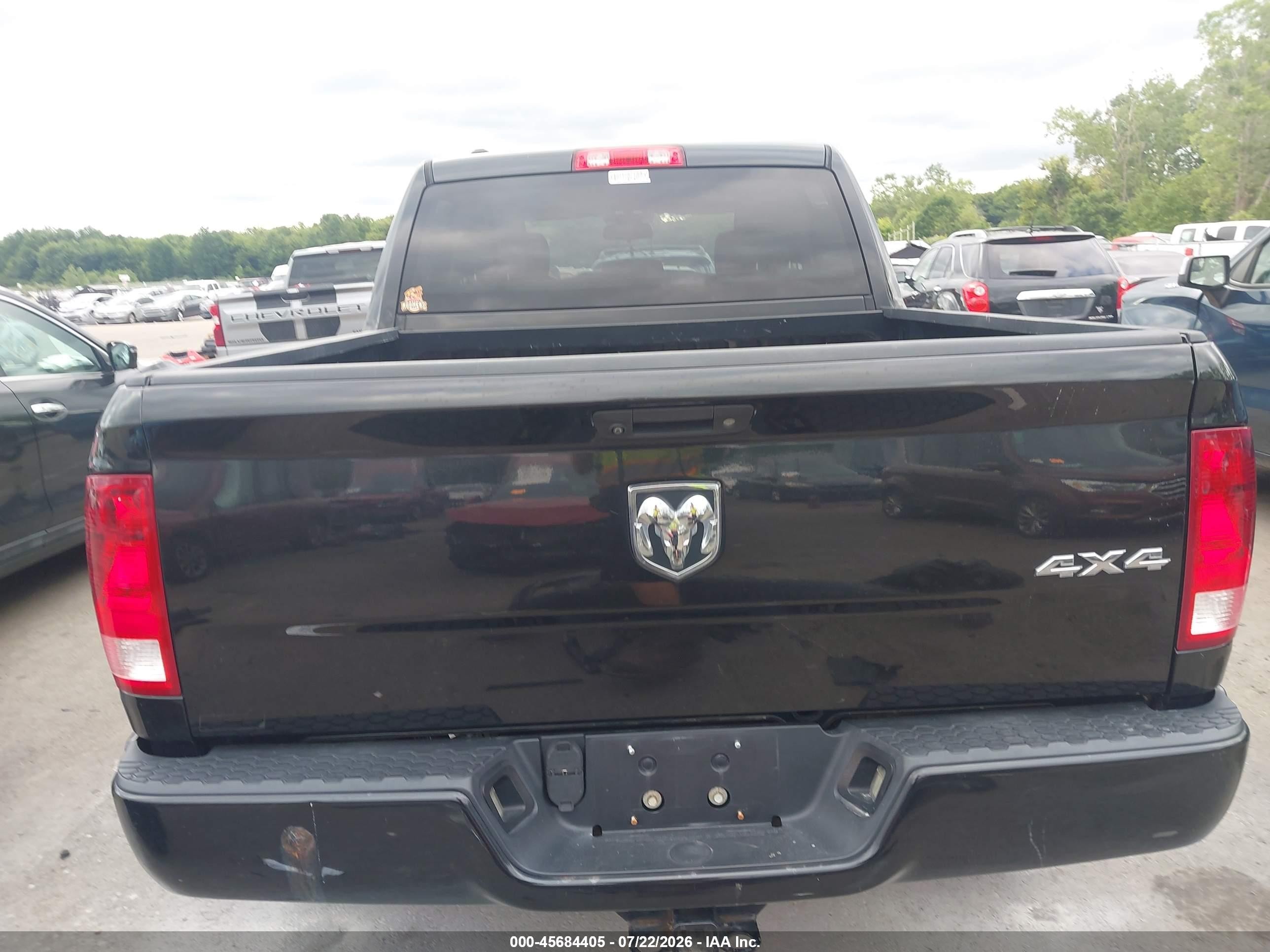 2016 Ram 1500 St Black vin: 1C6RR7KG3GS316224