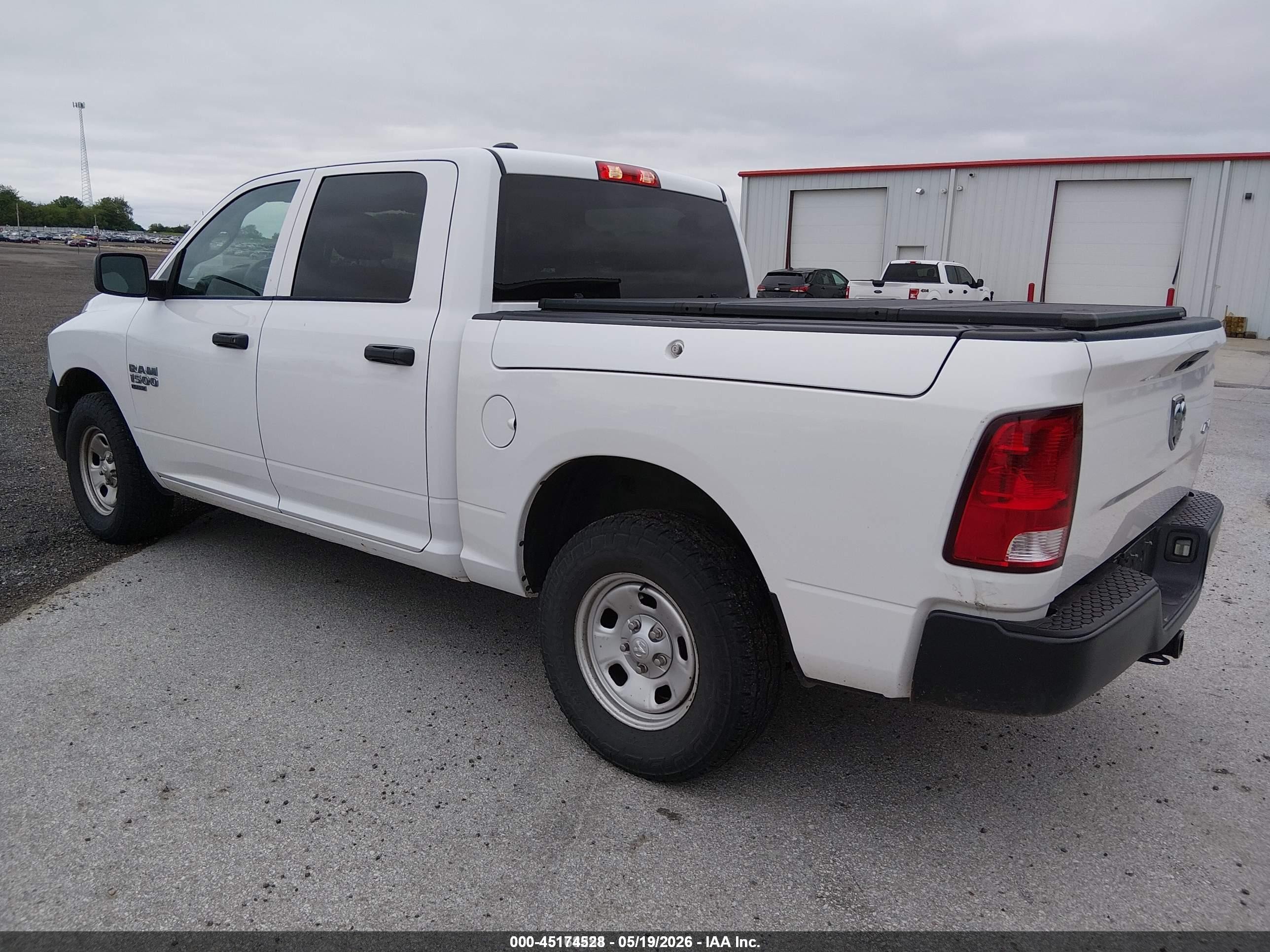 2020 Ram 1500 Classic Tradesman  4x4 5'7 Box White vin: 1C6RR7KG4LS153500