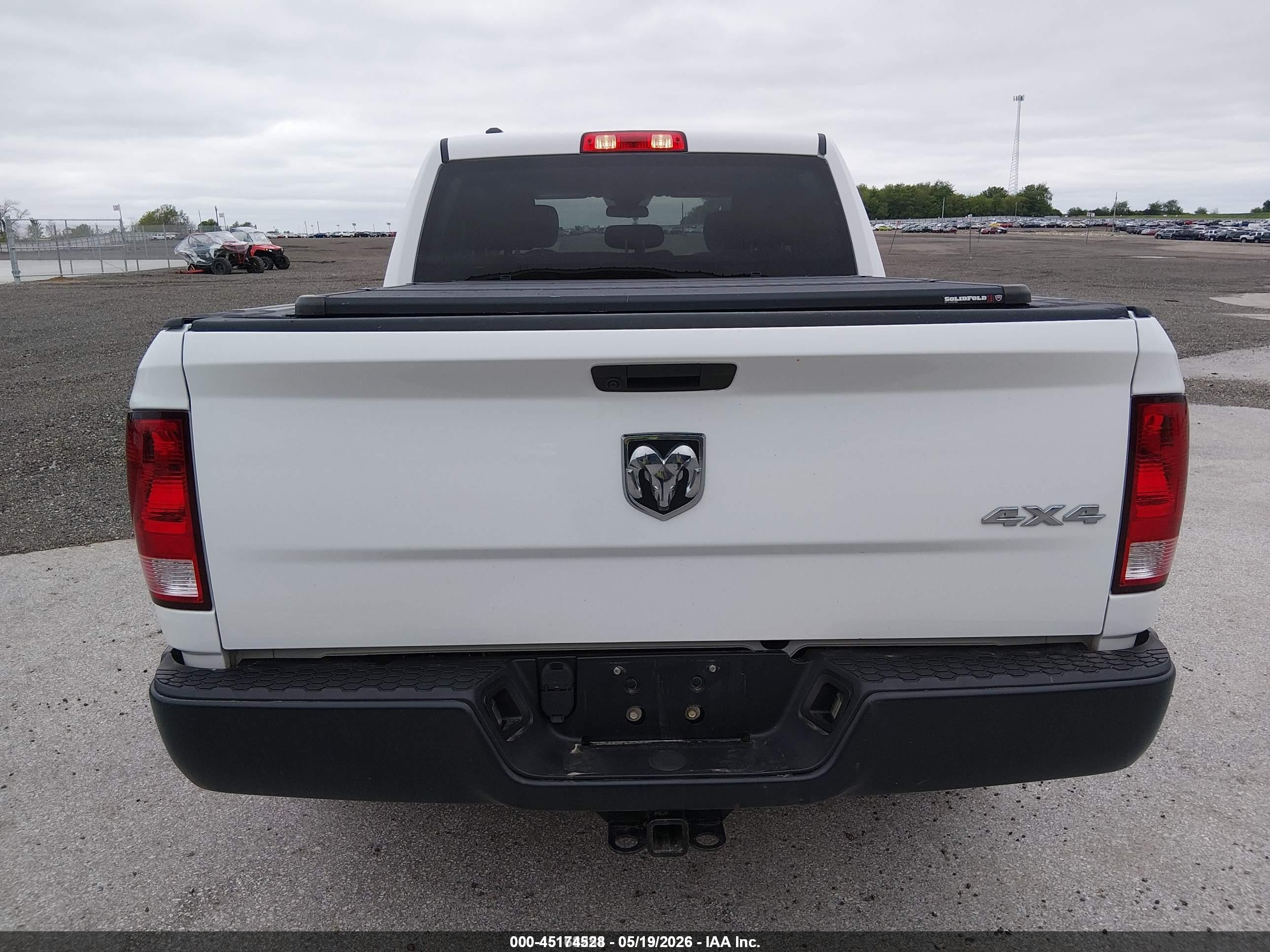 2020 Ram 1500 Classic Tradesman  4x4 5'7 Box White vin: 1C6RR7KG4LS153500