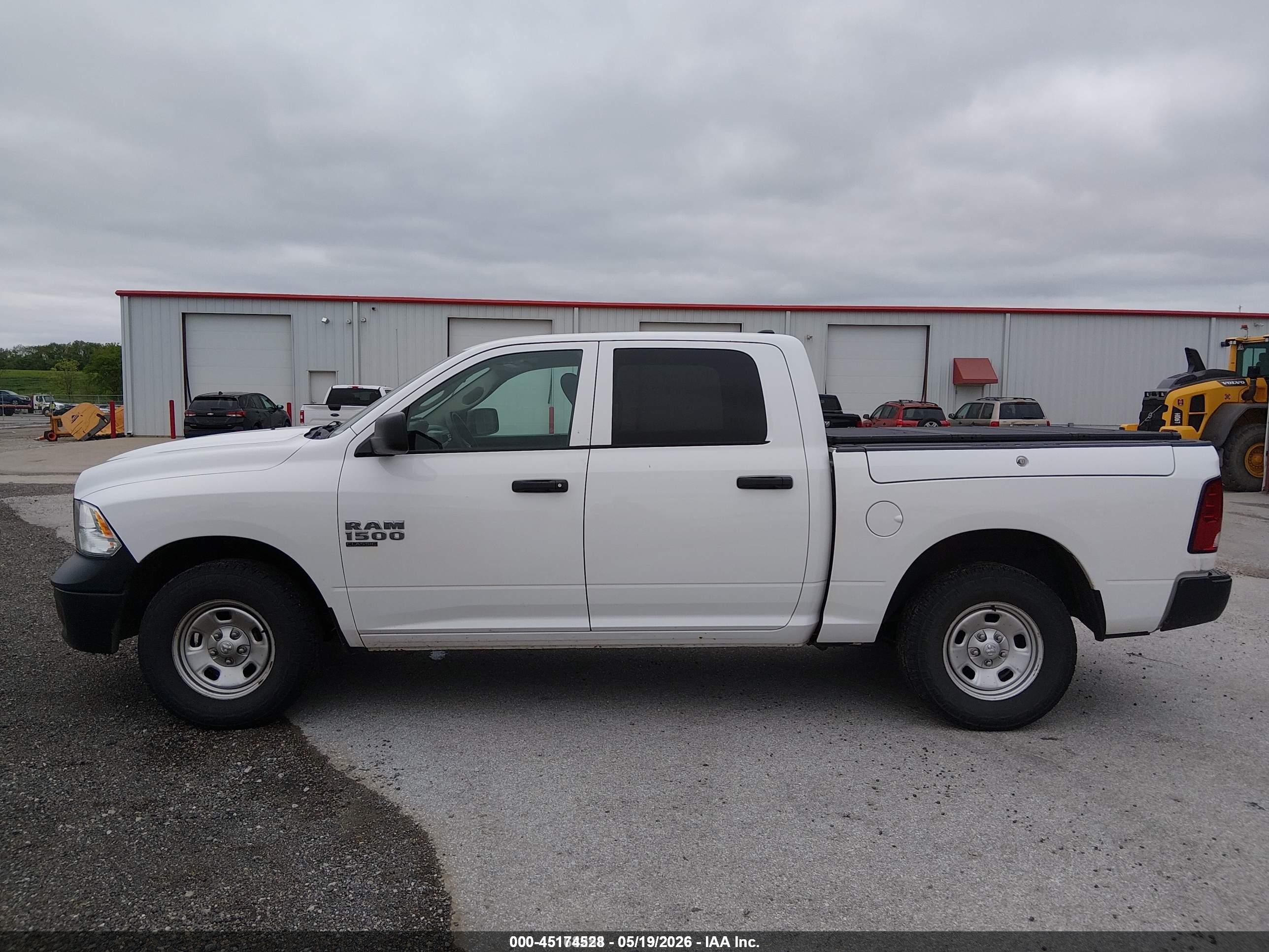 2020 Ram 1500 Classic Tradesman  4x4 5'7 Box White vin: 1C6RR7KG4LS153500
