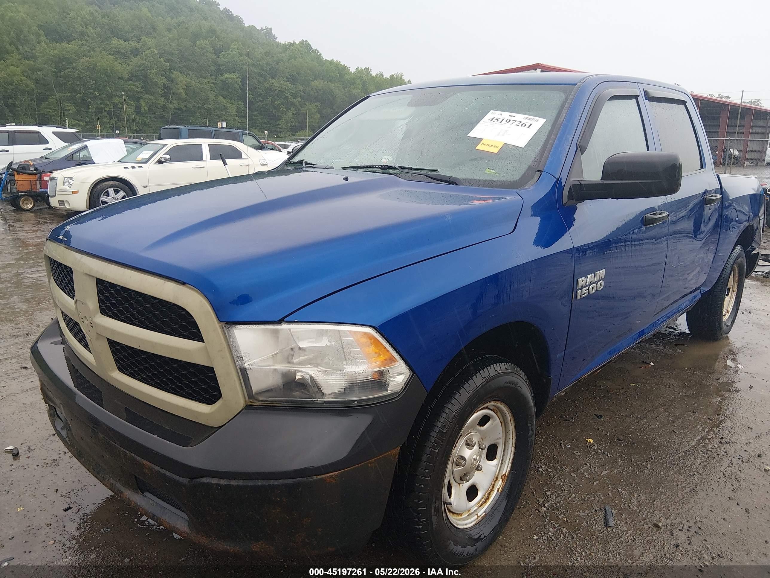 2015 Ram 1500 Tradesman Blue vin: 1C6RR7KG5FS510817