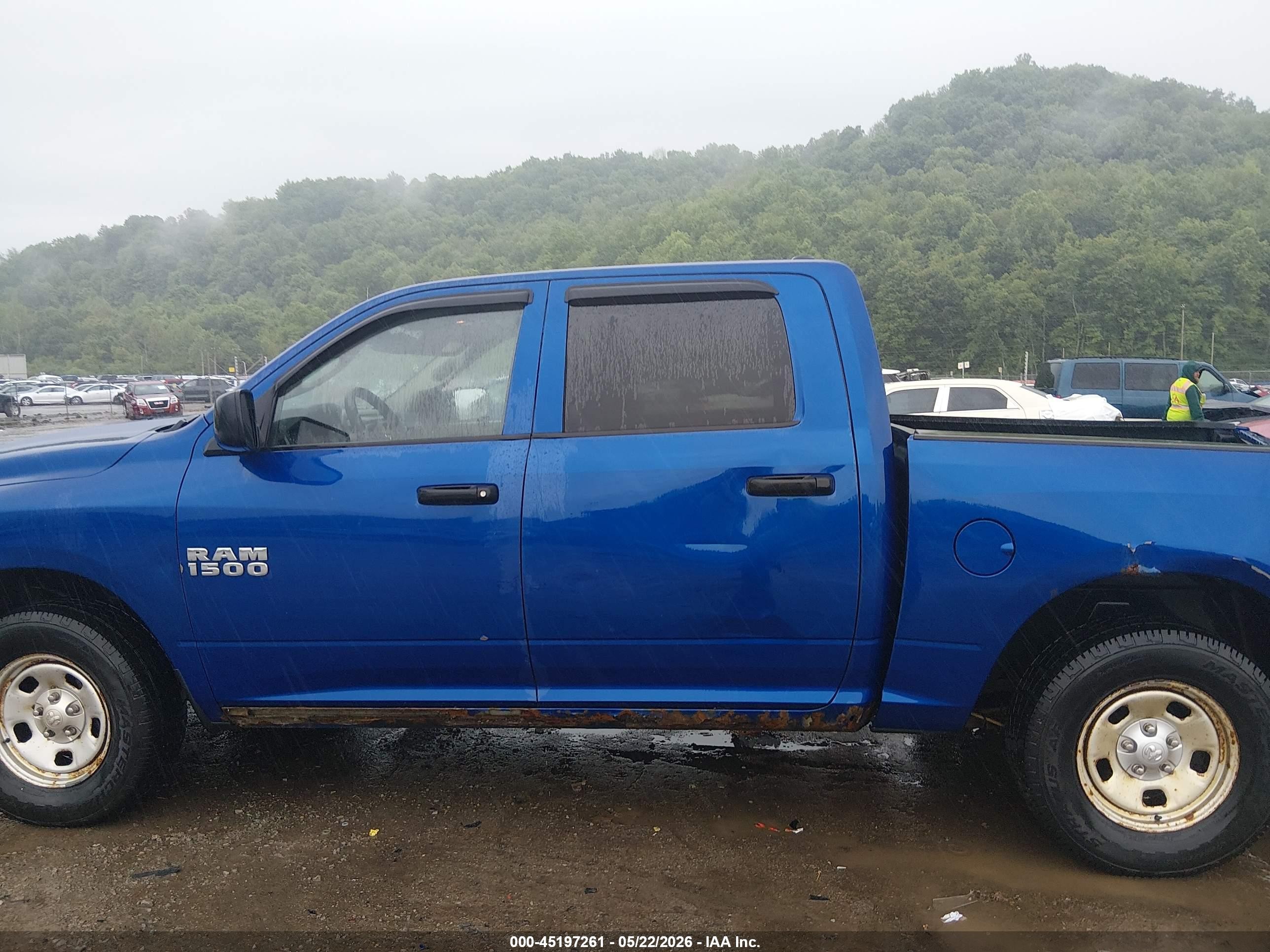 2015 Ram 1500 Tradesman Blue vin: 1C6RR7KG5FS510817