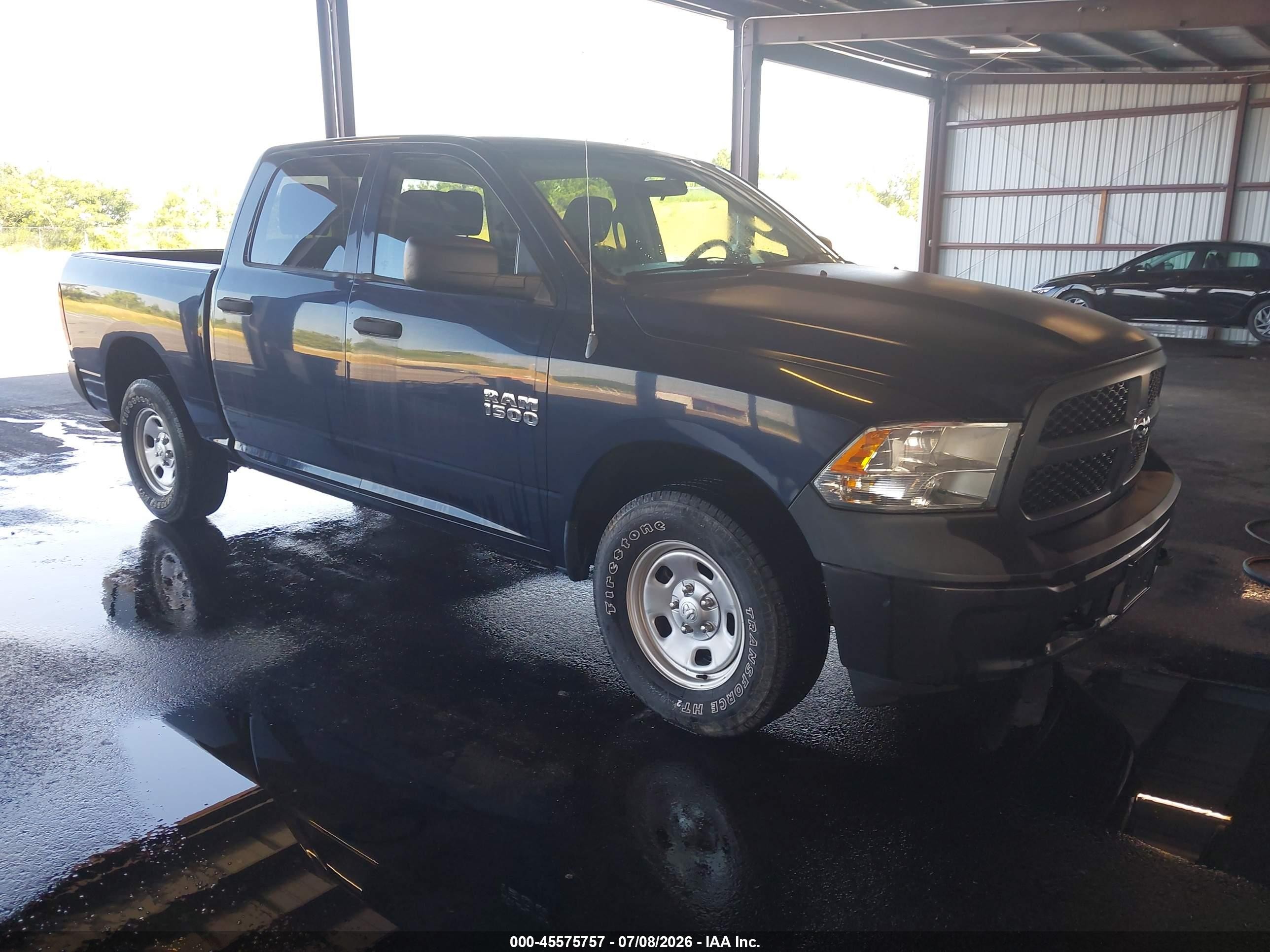 2013 Ram 1500 Tradesman Blue vin: 1C6RR7KG6DS694632