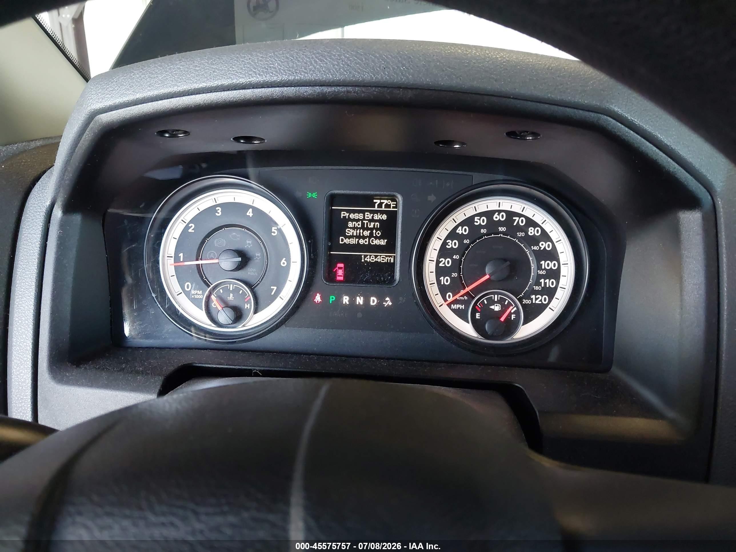 2013 Ram 1500 Tradesman Blue vin: 1C6RR7KG6DS694632