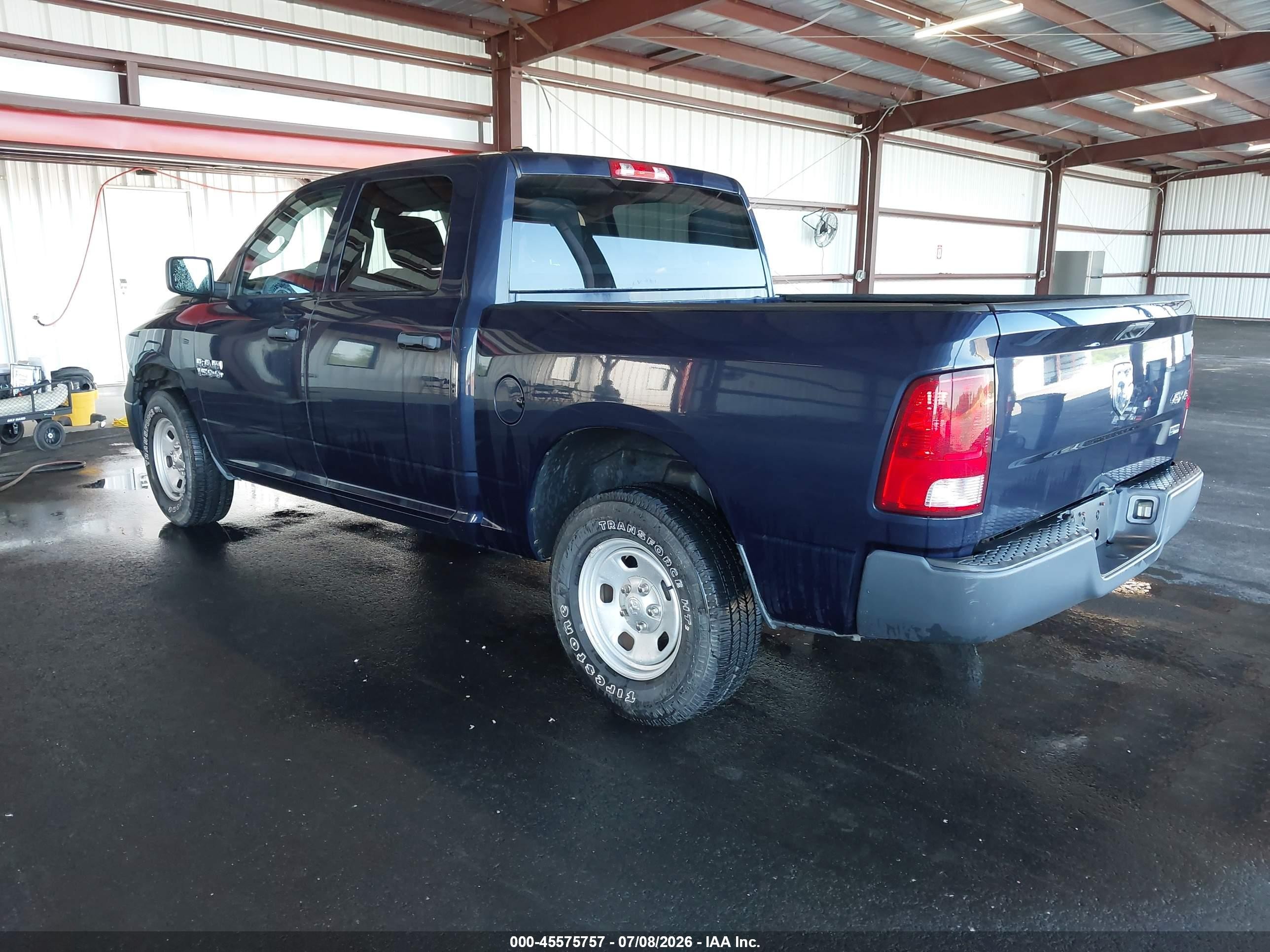 2013 Ram 1500 Tradesman Blue vin: 1C6RR7KG6DS694632