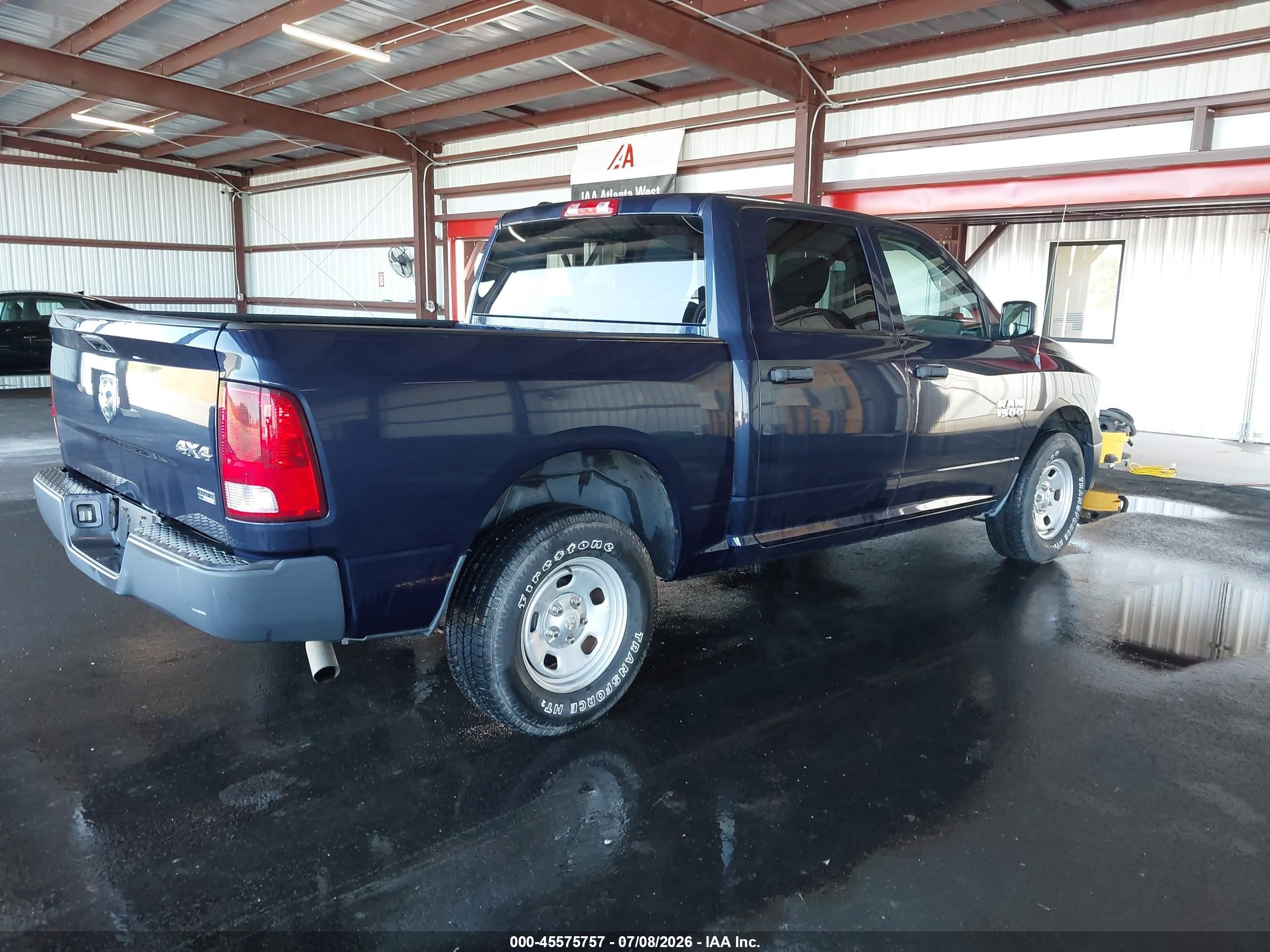 2013 Ram 1500 Tradesman Blue vin: 1C6RR7KG6DS694632
