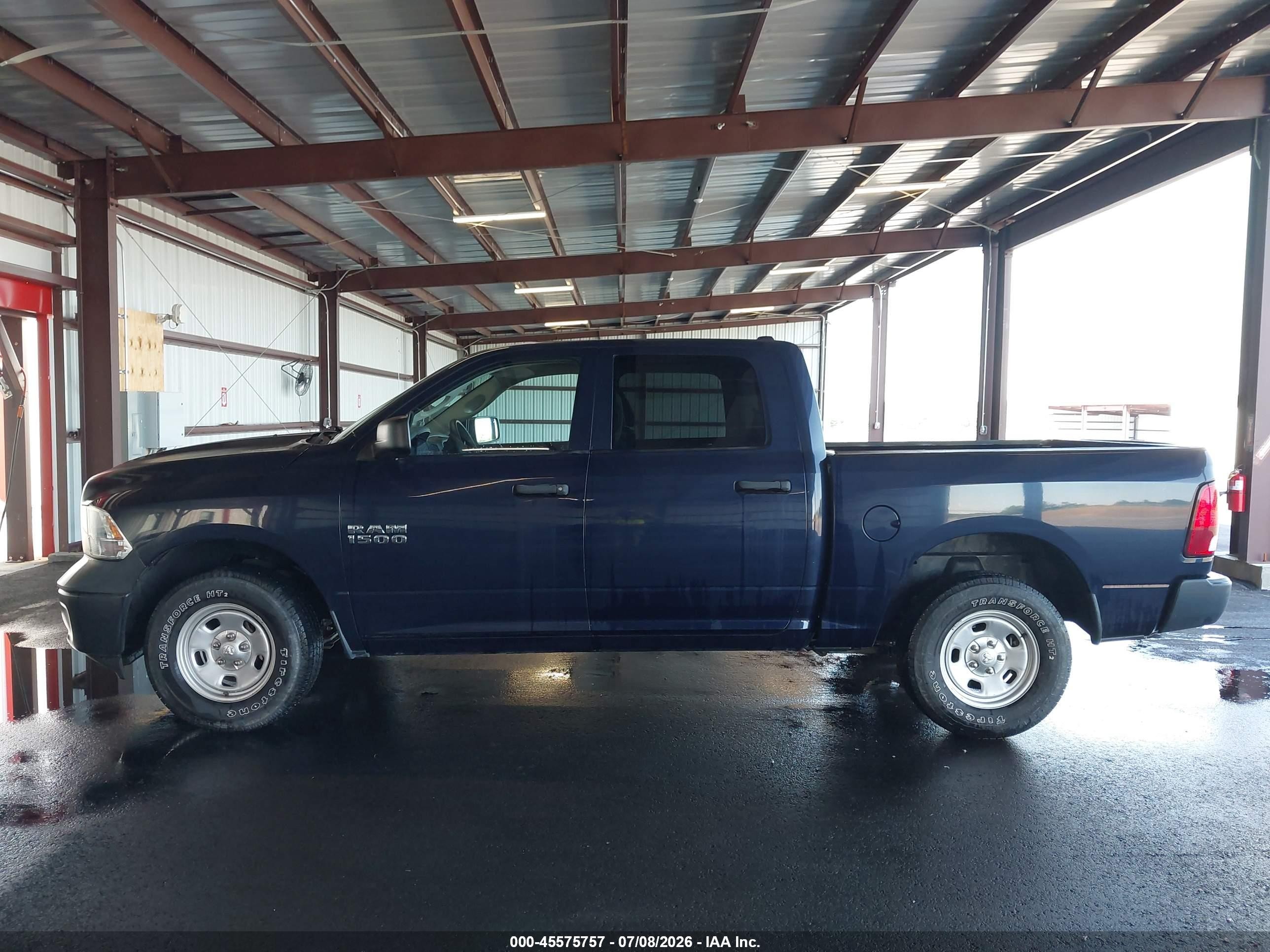 2013 Ram 1500 Tradesman Blue vin: 1C6RR7KG6DS694632