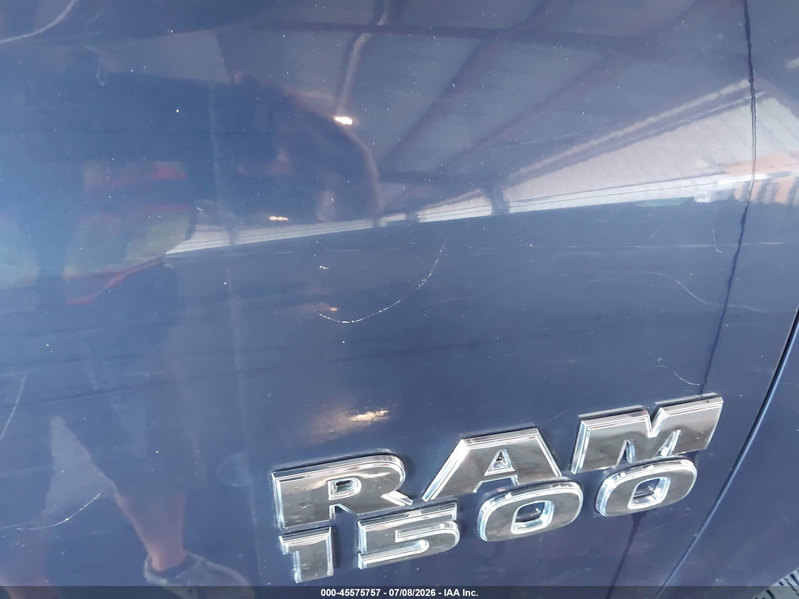 2013 Ram 1500 Tradesman Blue vin: 1C6RR7KG6DS694632