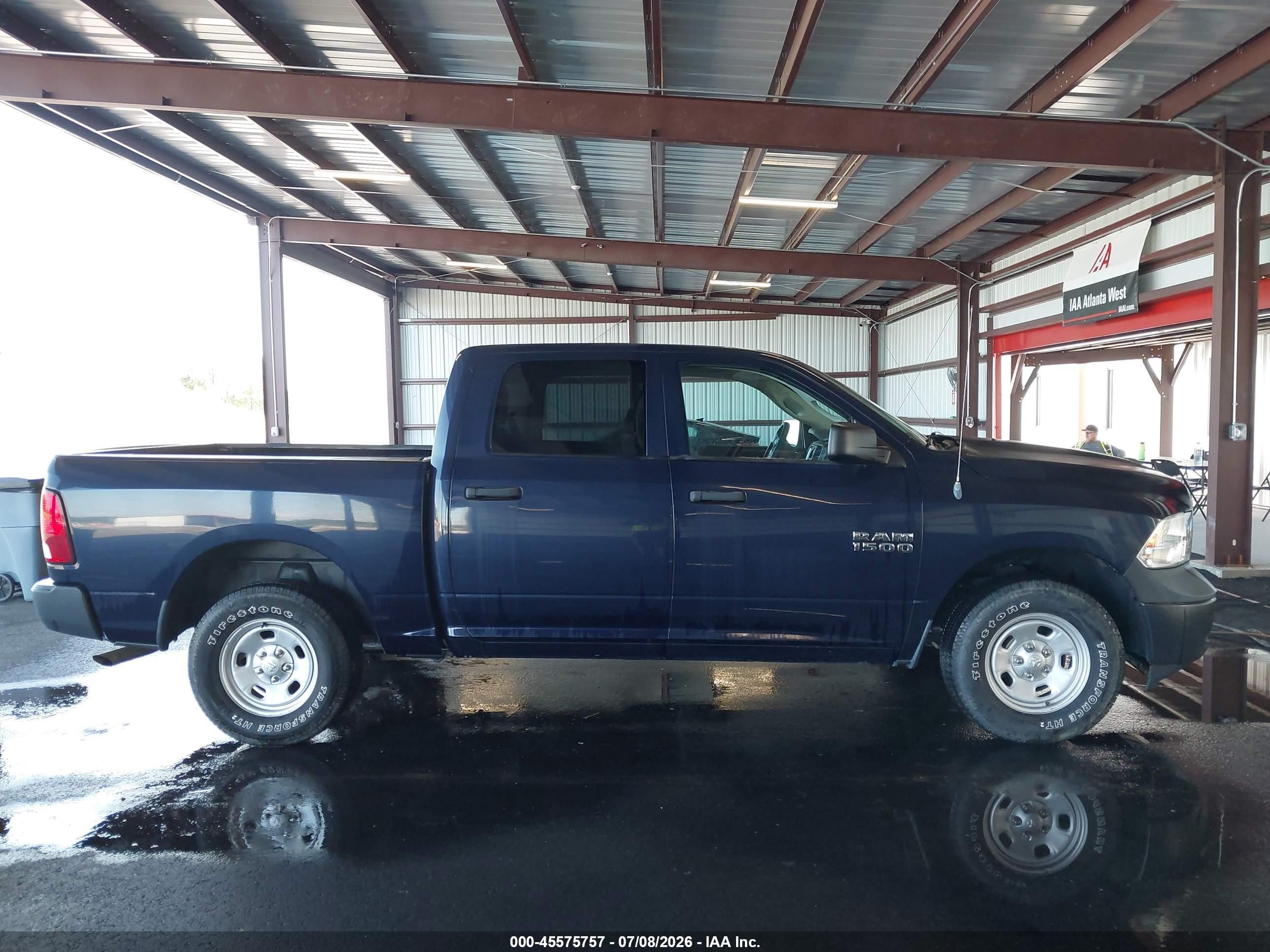 2013 Ram 1500 Tradesman Blue vin: 1C6RR7KG6DS694632