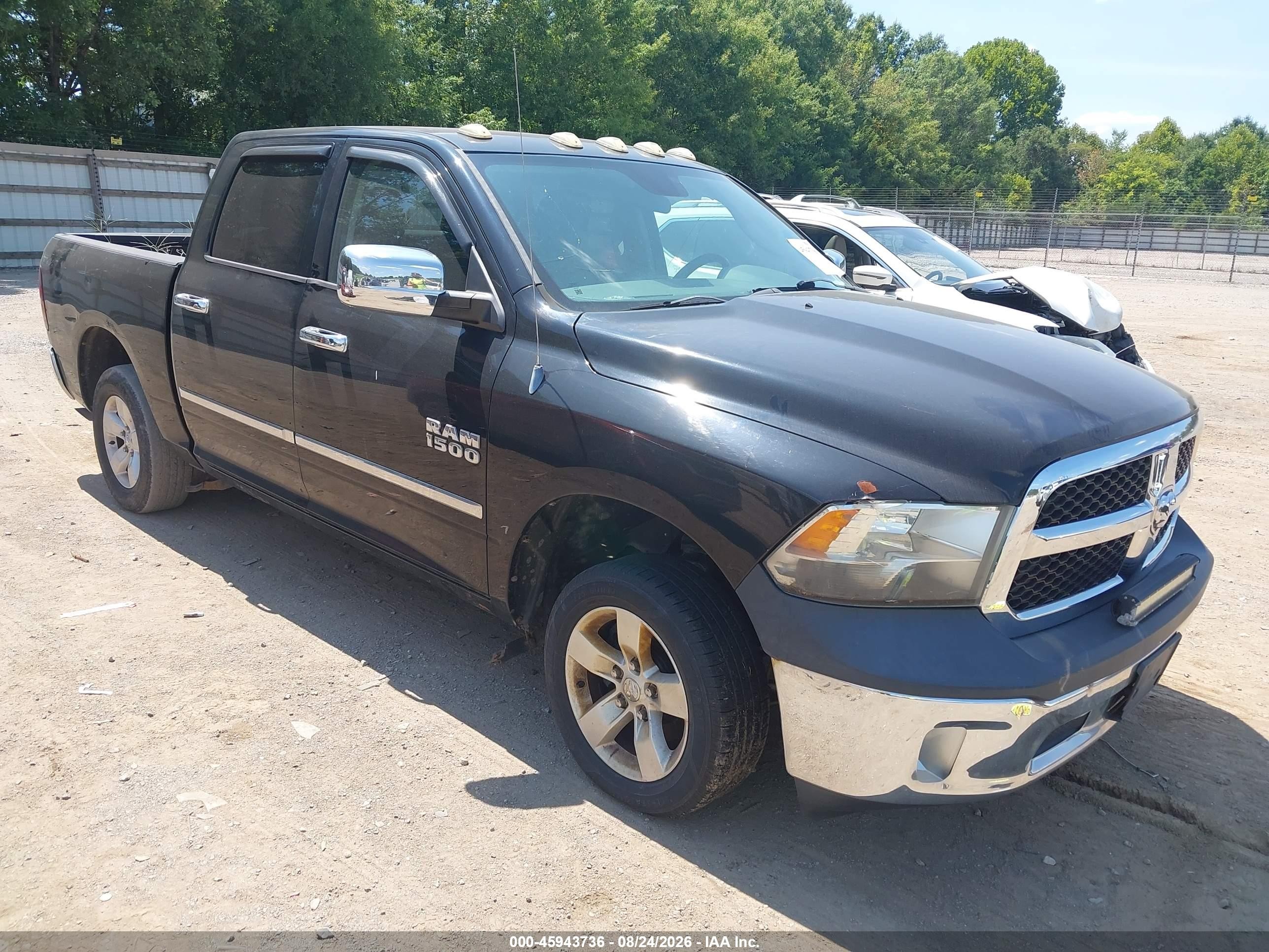 2014 Ram 1500 St Черный vin: 1C6RR7KG6ES131467