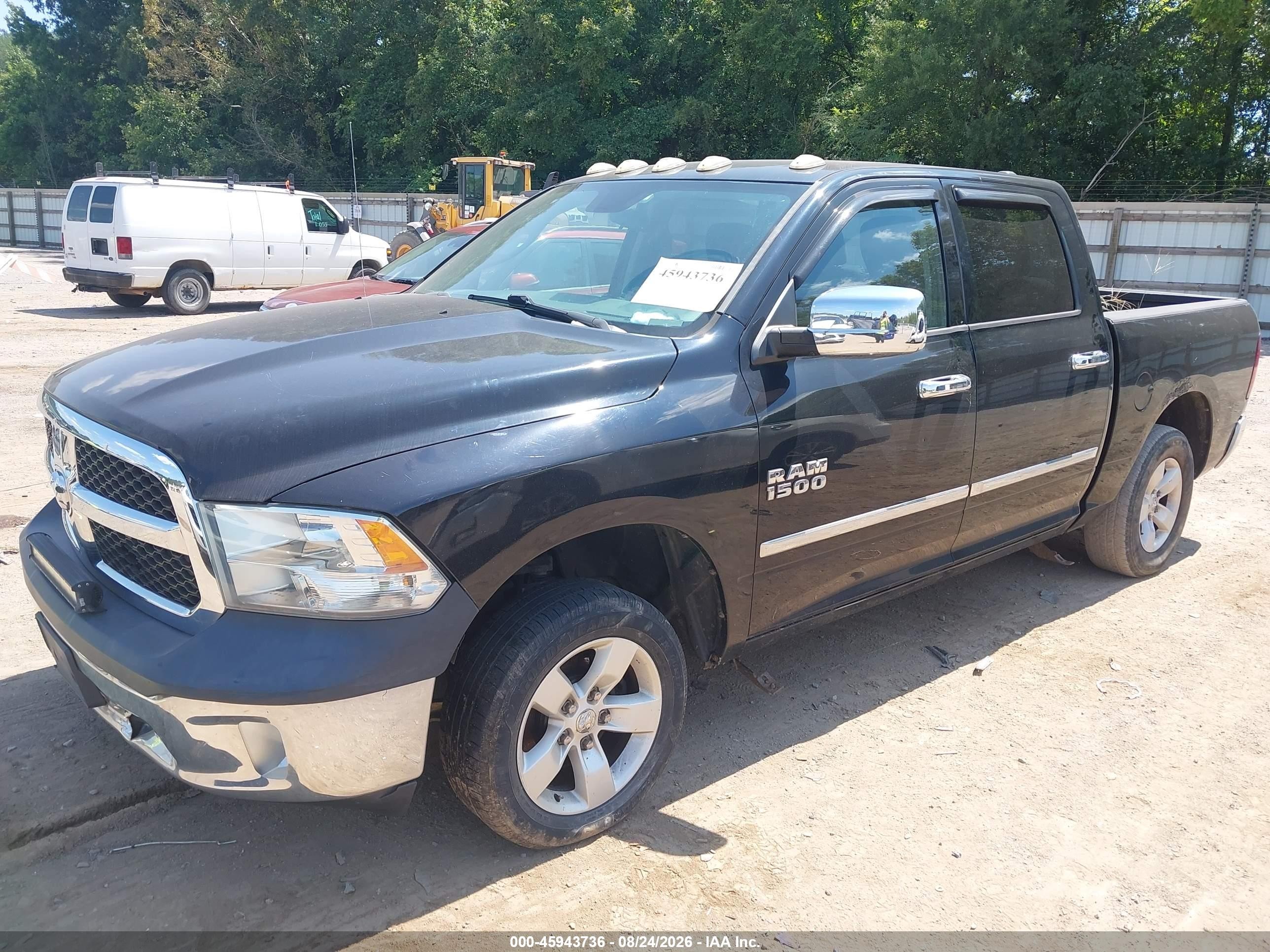 2014 Ram 1500 St Черный vin: 1C6RR7KG6ES131467