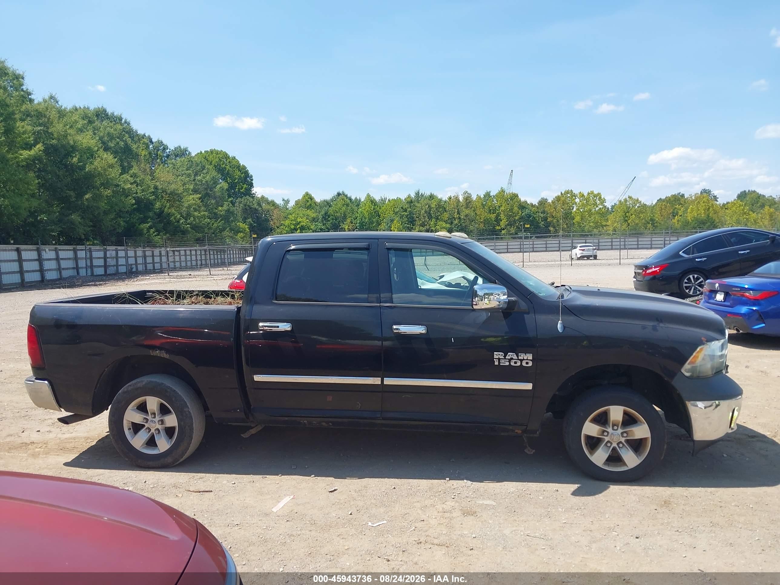 2014 Ram 1500 St Черный vin: 1C6RR7KG6ES131467