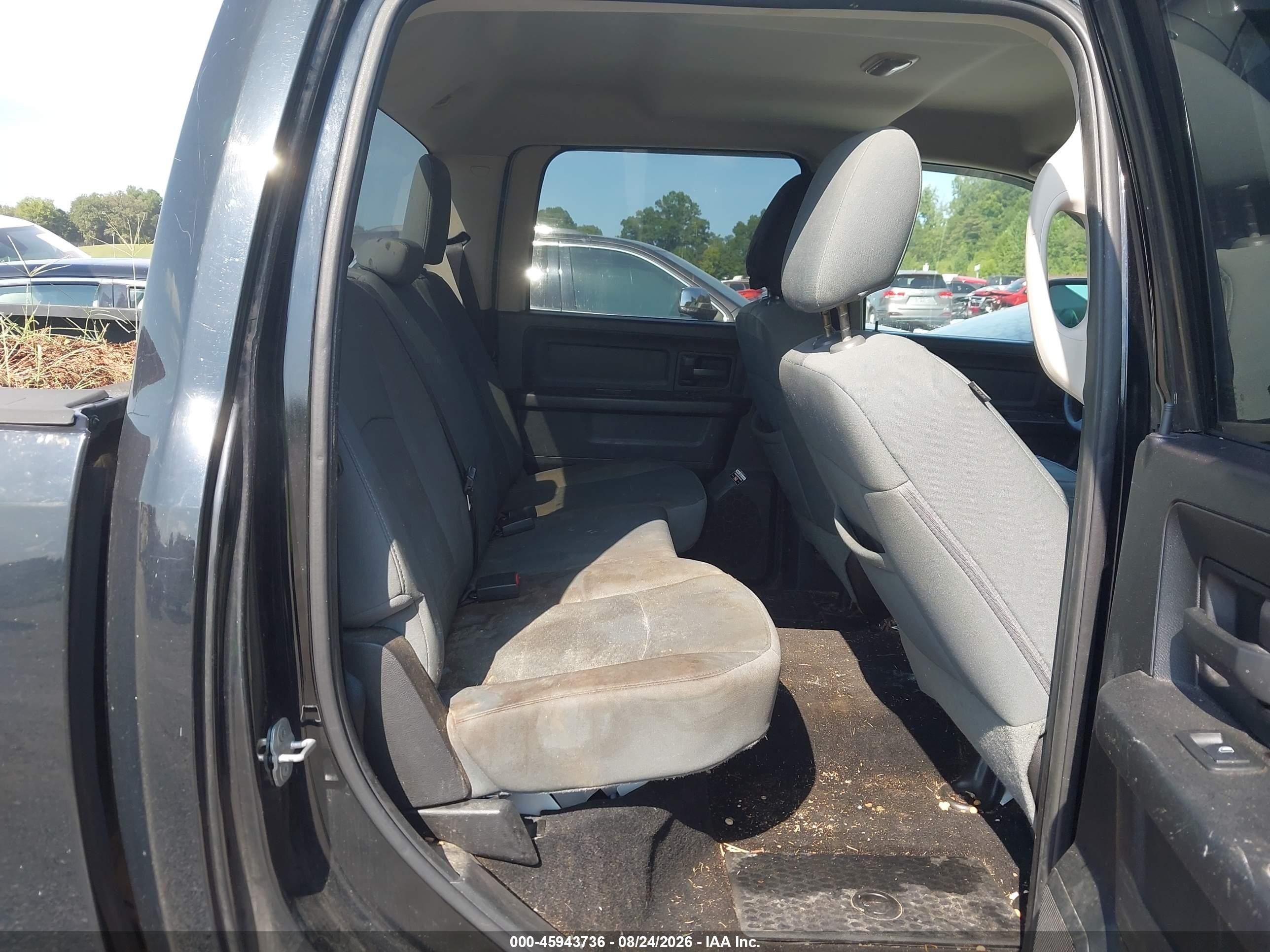 2014 Ram 1500 St Черный vin: 1C6RR7KG6ES131467