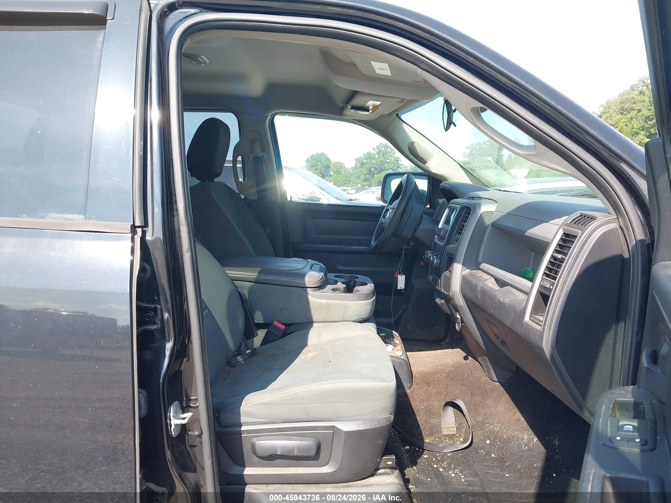 2014 Ram 1500 St Черный vin: 1C6RR7KG6ES131467