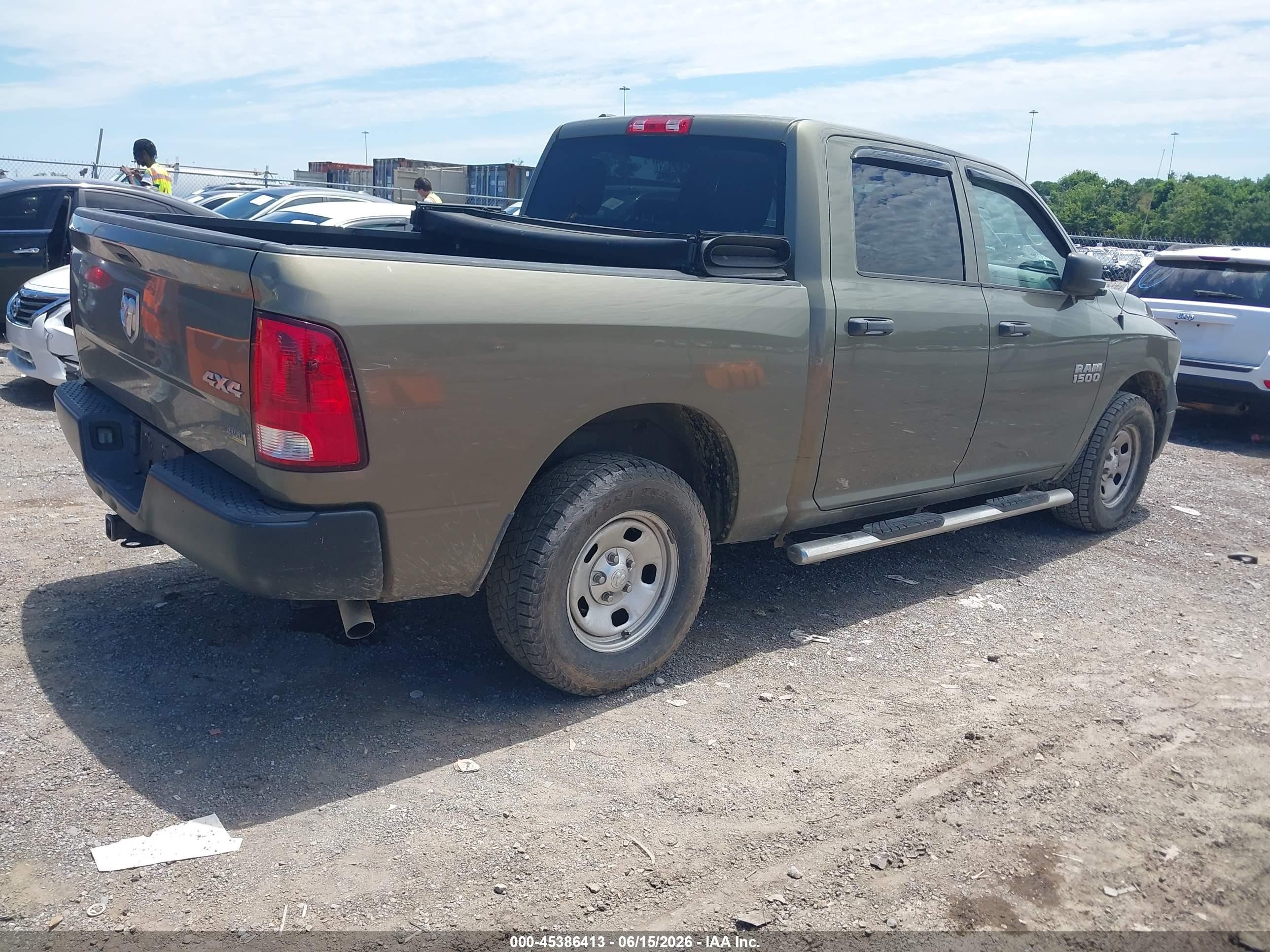 2014 Ram 1500 Tradesman Beige vin: 1C6RR7KG6ES344614
