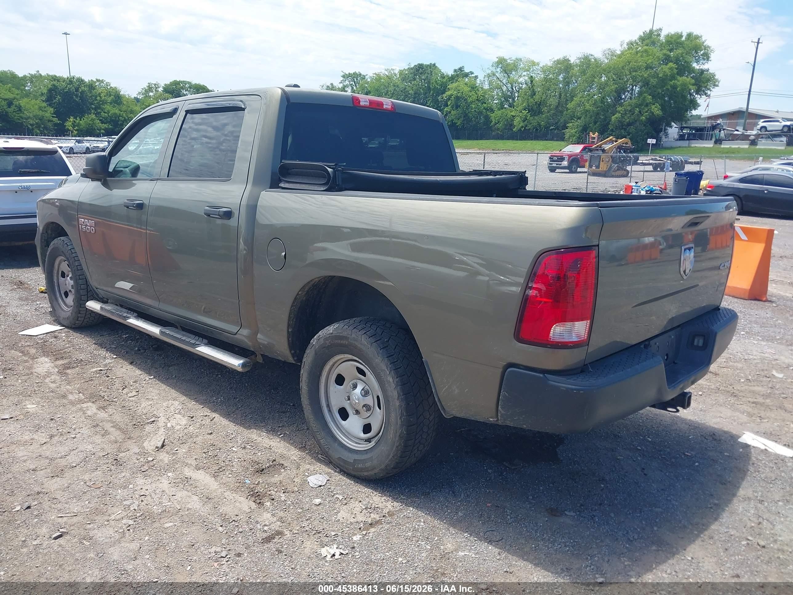 2014 Ram 1500 Tradesman Beige vin: 1C6RR7KG6ES344614