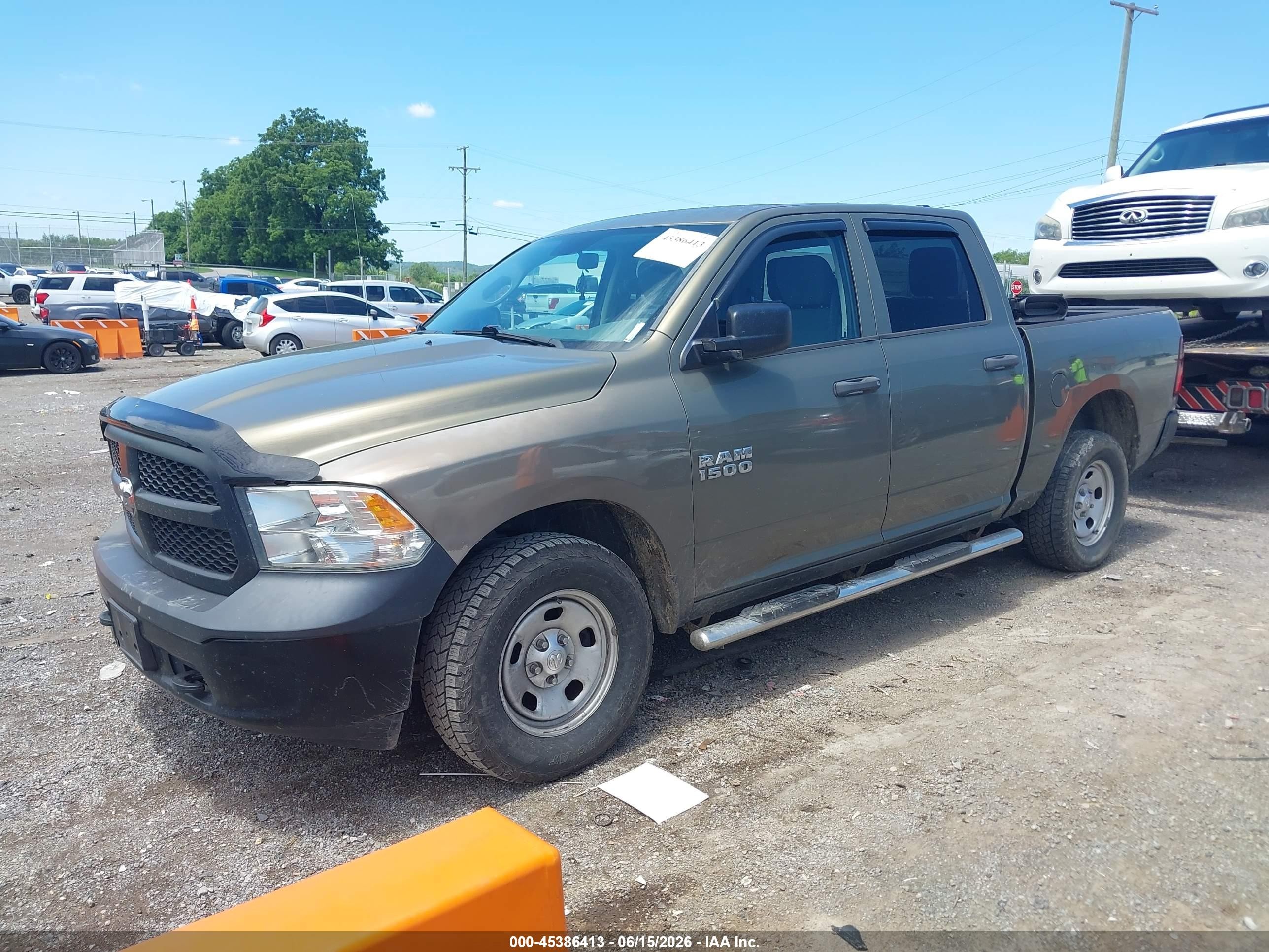 2014 Ram 1500 Tradesman Beige vin: 1C6RR7KG6ES344614