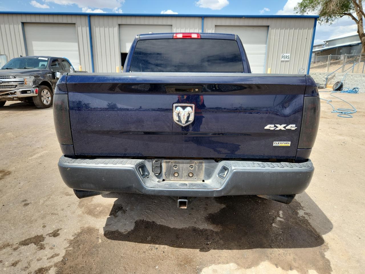 2015 Ram 1500 St Blue vin: 1C6RR7KG6FS789341 Damage: Lift Gate, Dent(S) W/ Paint Dmg, 4 To 5 Inches