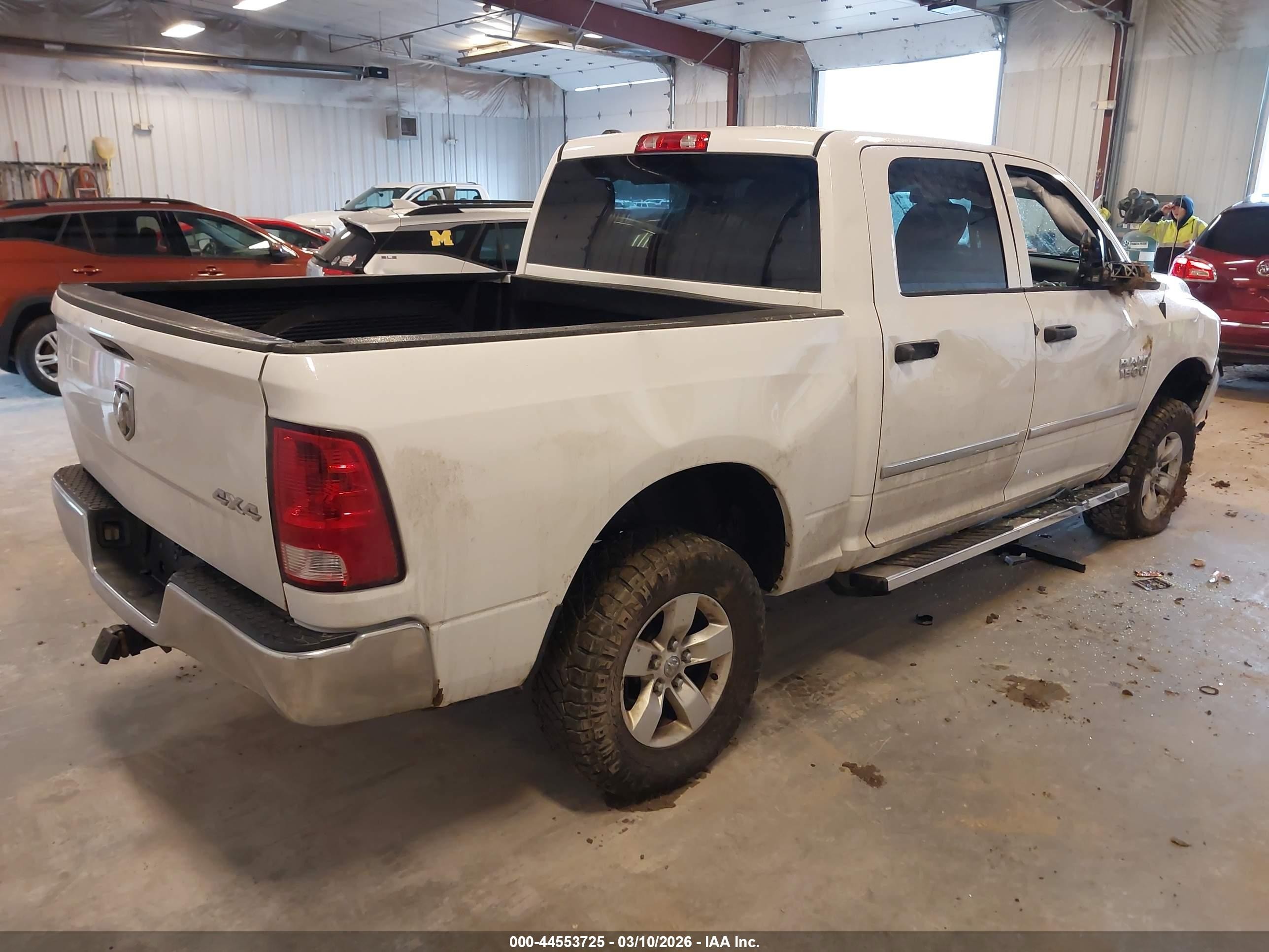 2014 Ram 1500 St White vin: 1C6RR7KG7ES436380