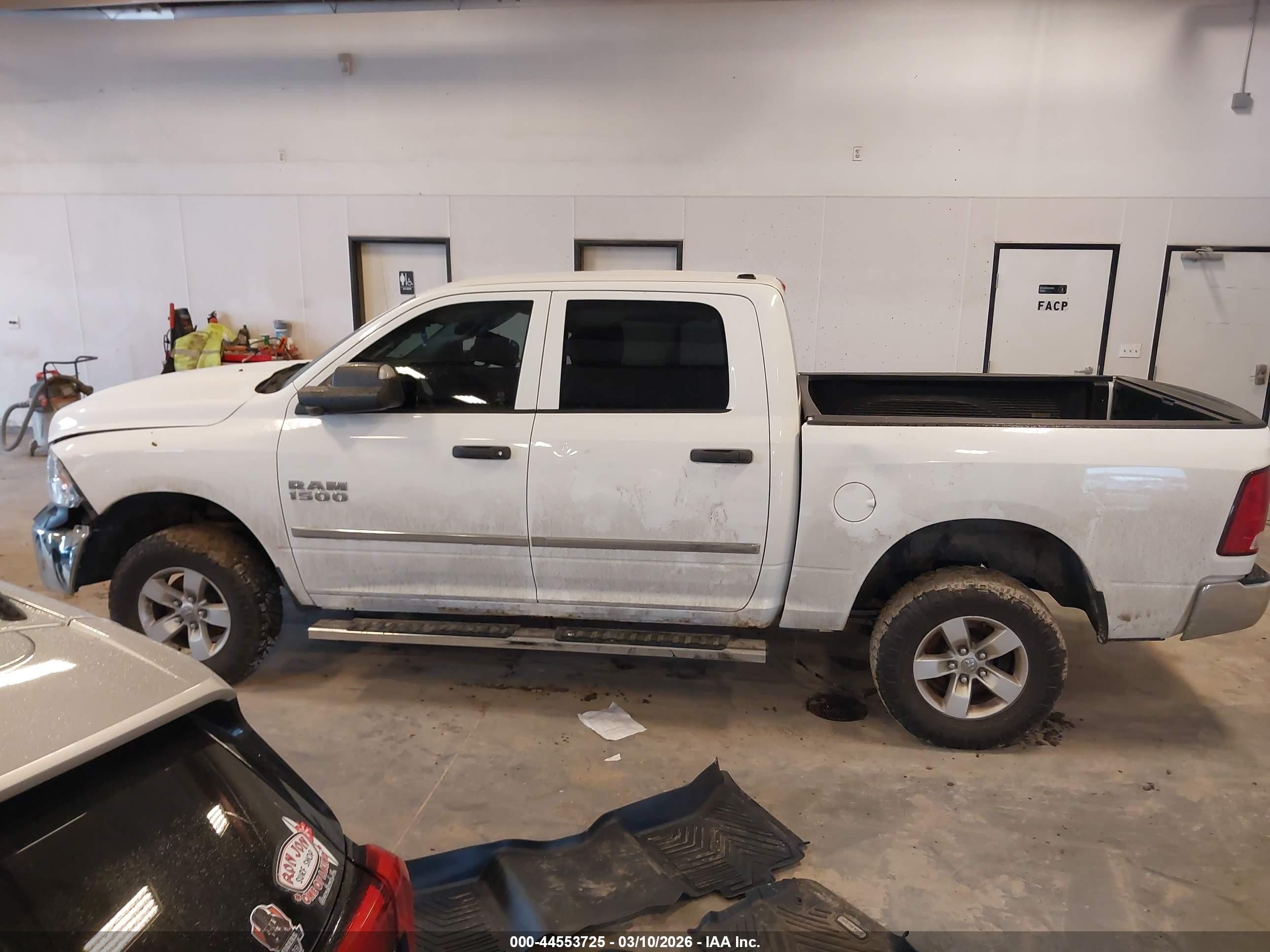 2014 Ram 1500 St White vin: 1C6RR7KG7ES436380